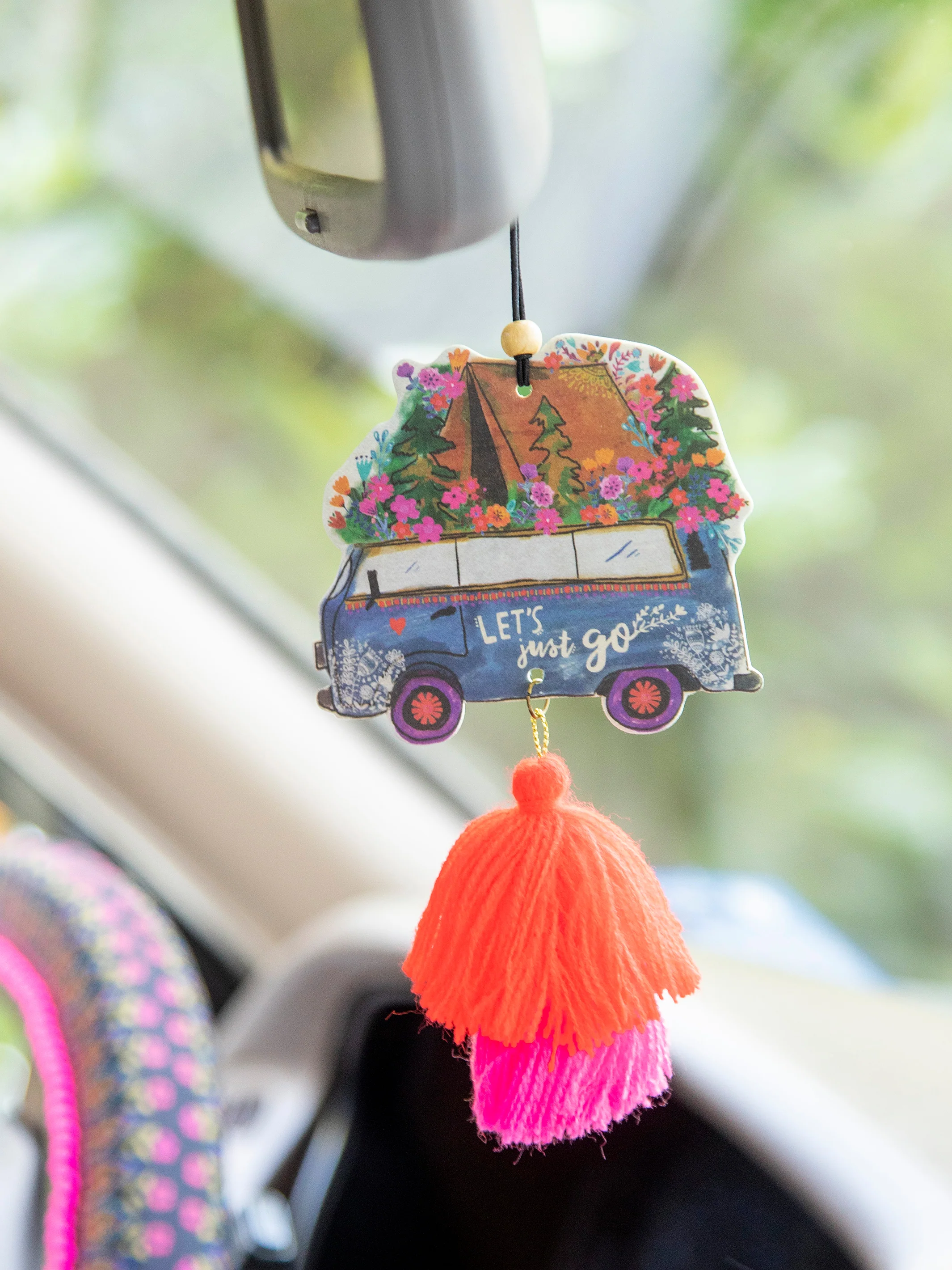Car Air Freshener - Let's Just Go