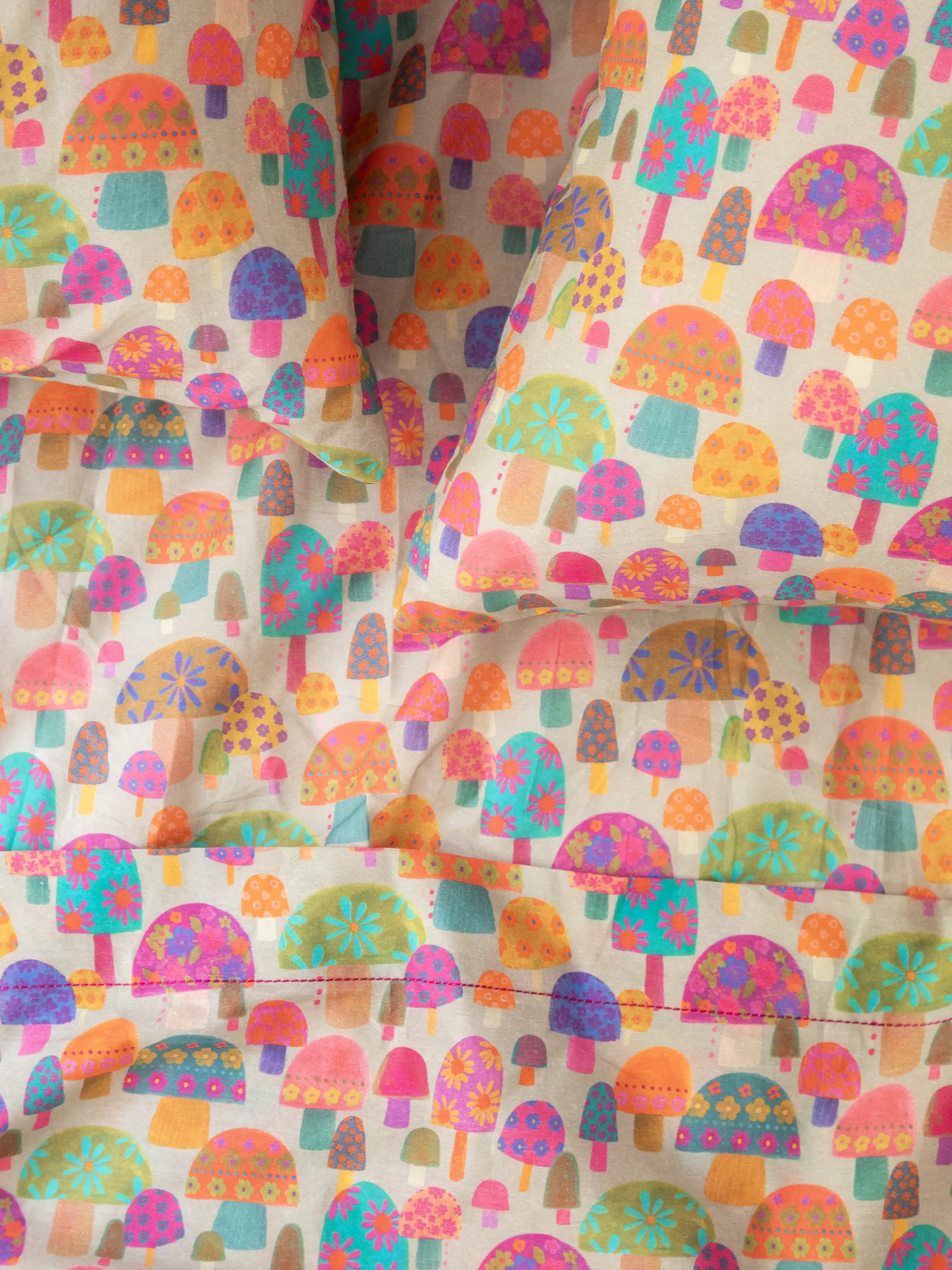 Sheet SET - Sooo Soft Cotton - Mushroom Garden