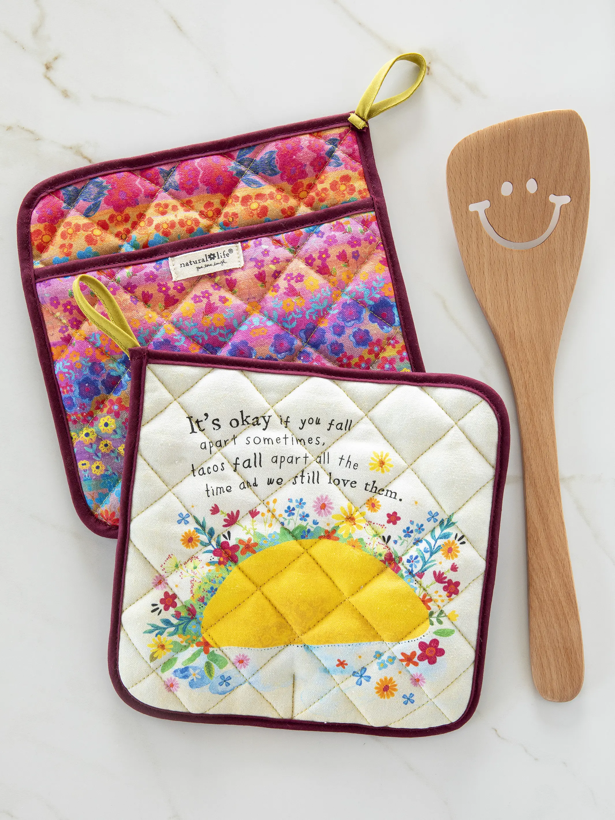 Pot Holder & Spoon Set - Taco