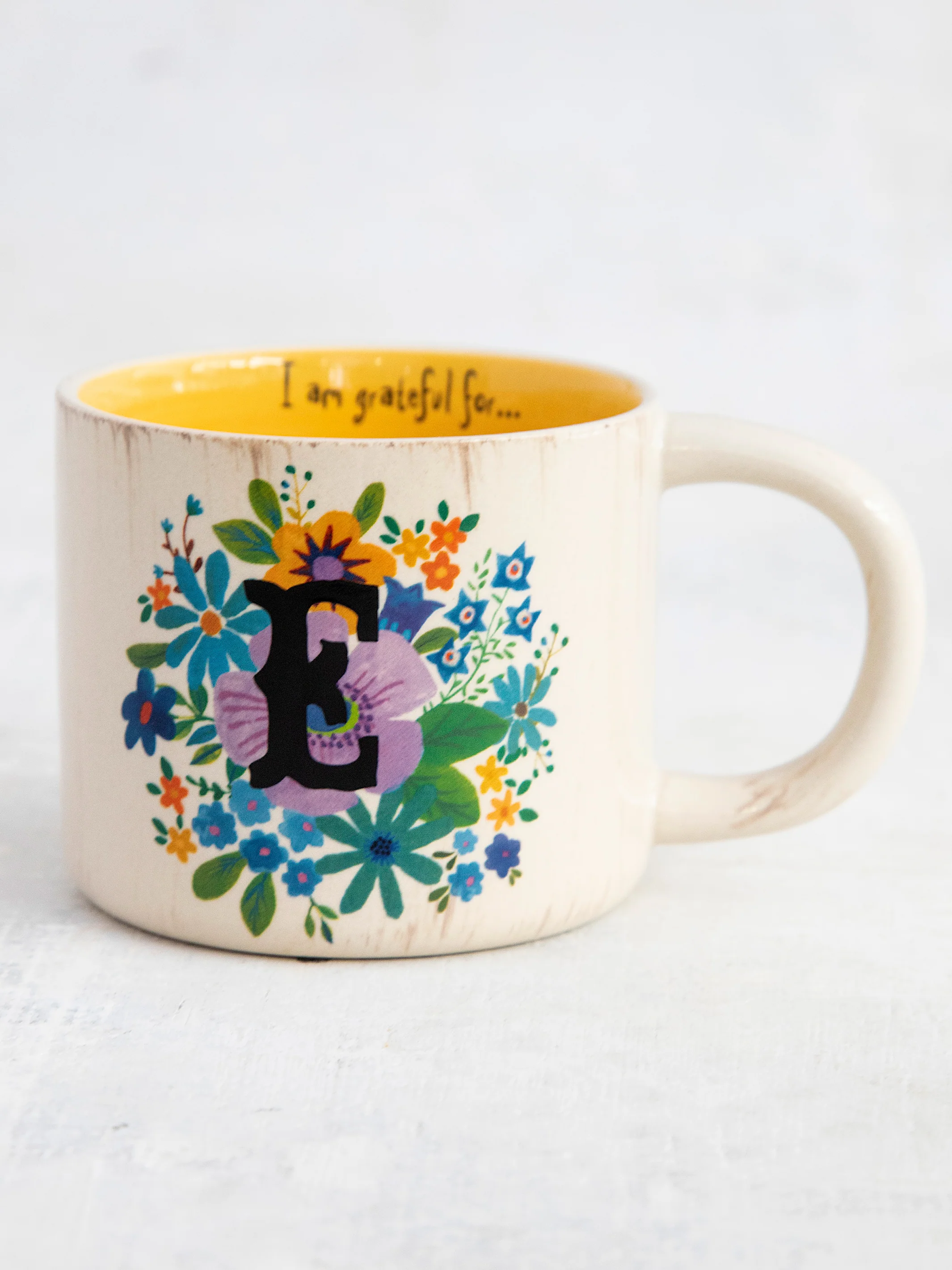 Initial Coffee Mug - E