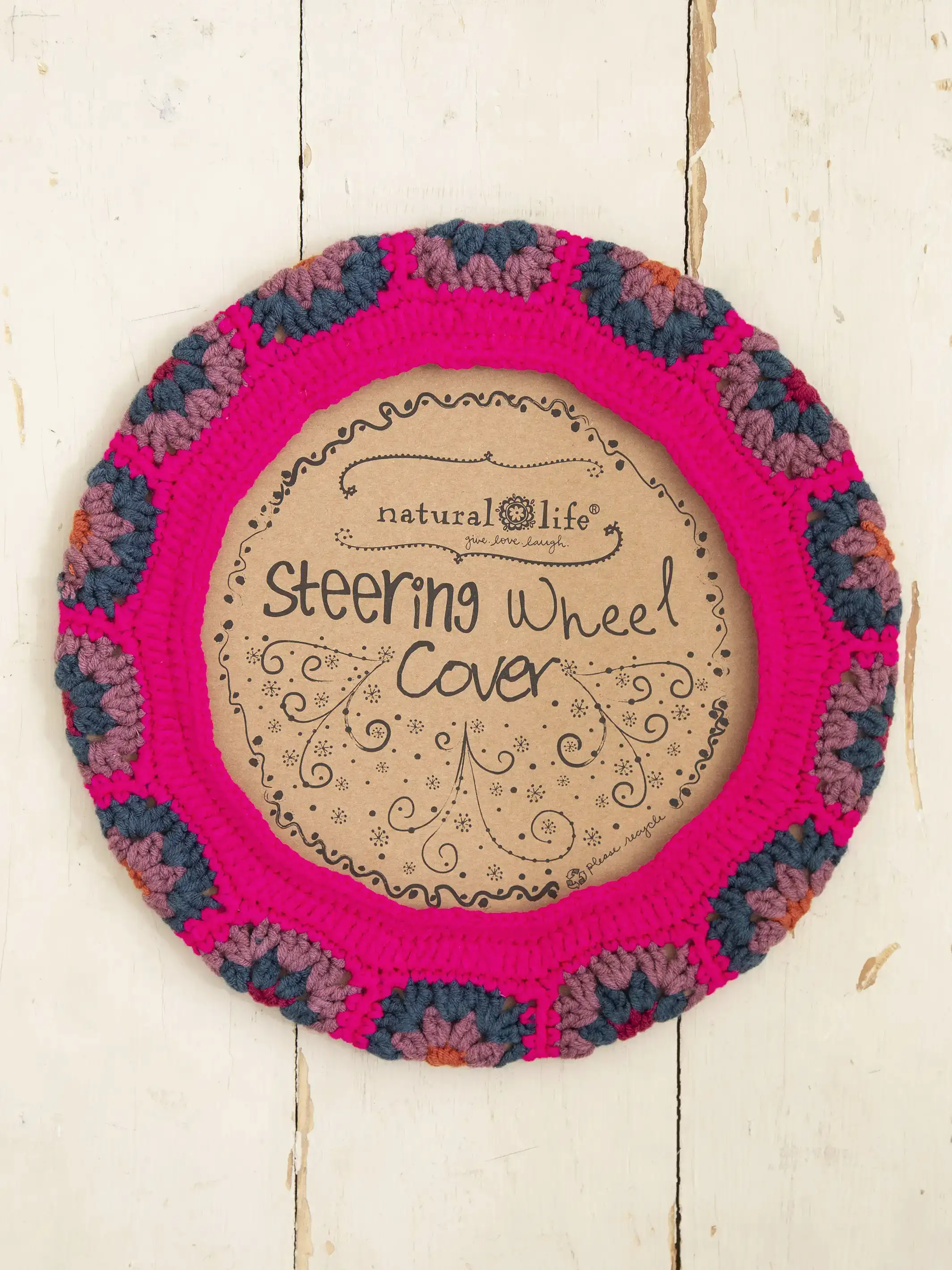Crochet Steering Wheel Cover, 15