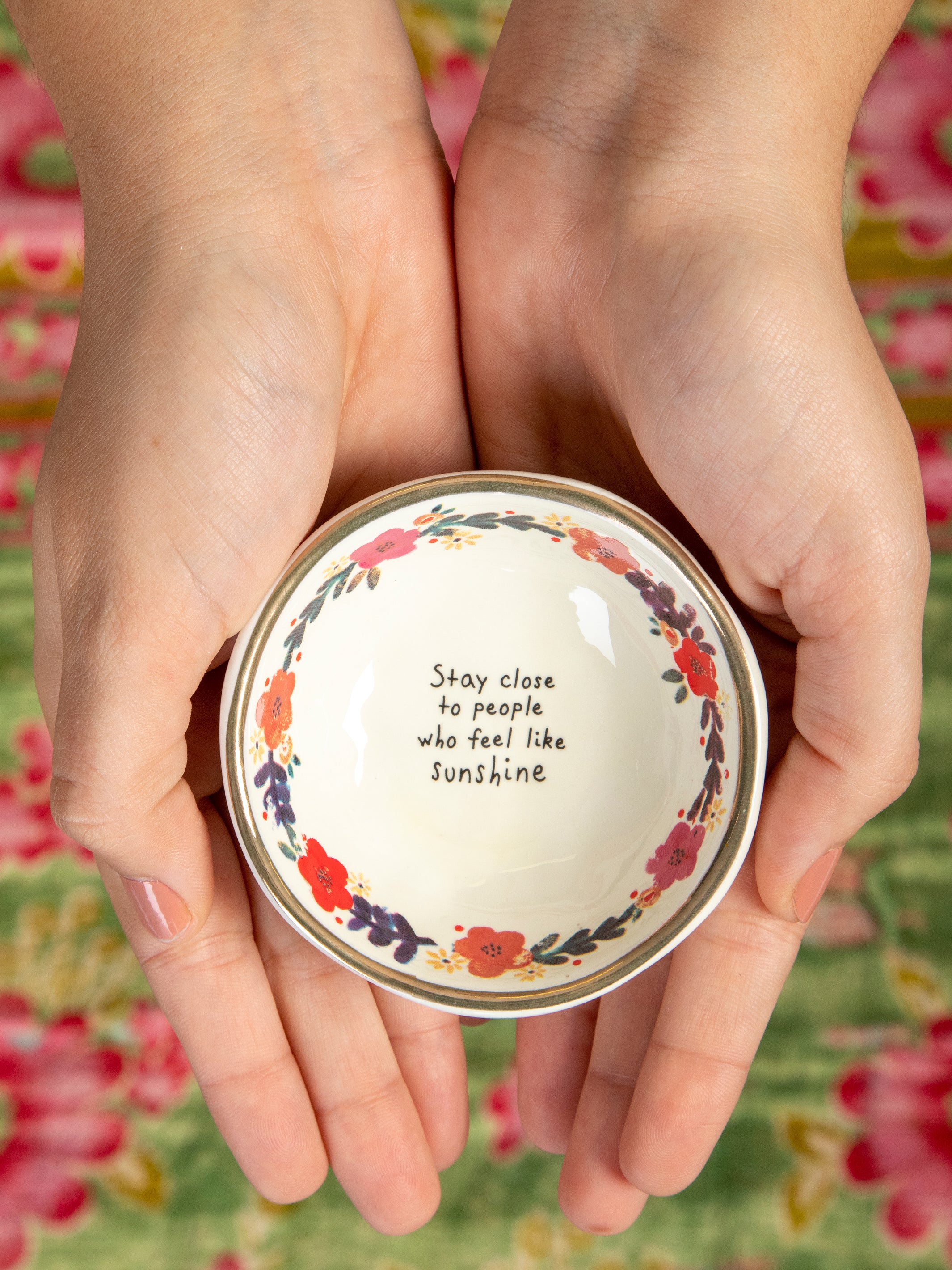 Ceramic Giving Trinket Bowl - Stay Close