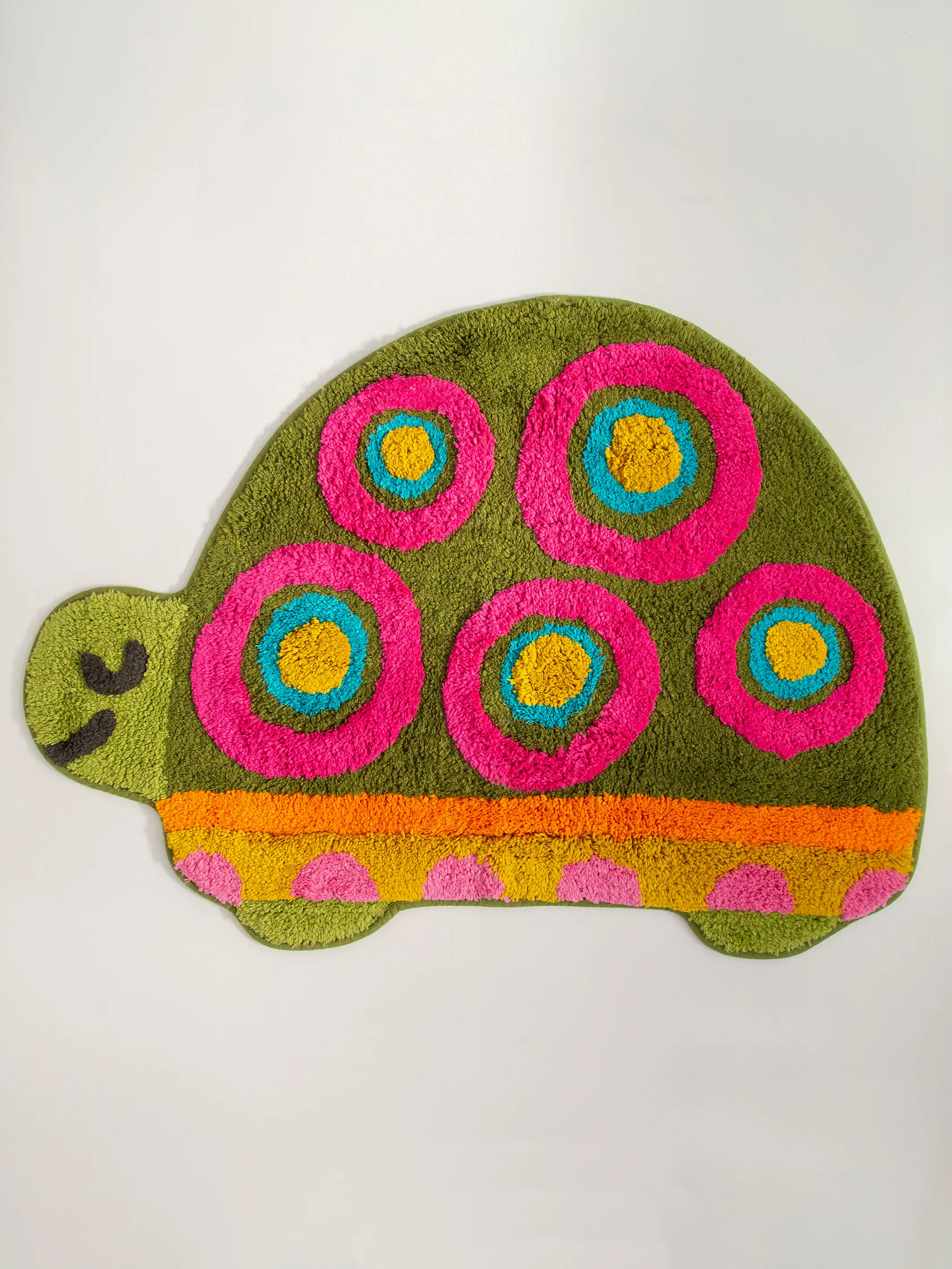 Tufted Cotton Bath Mat - Turtle
