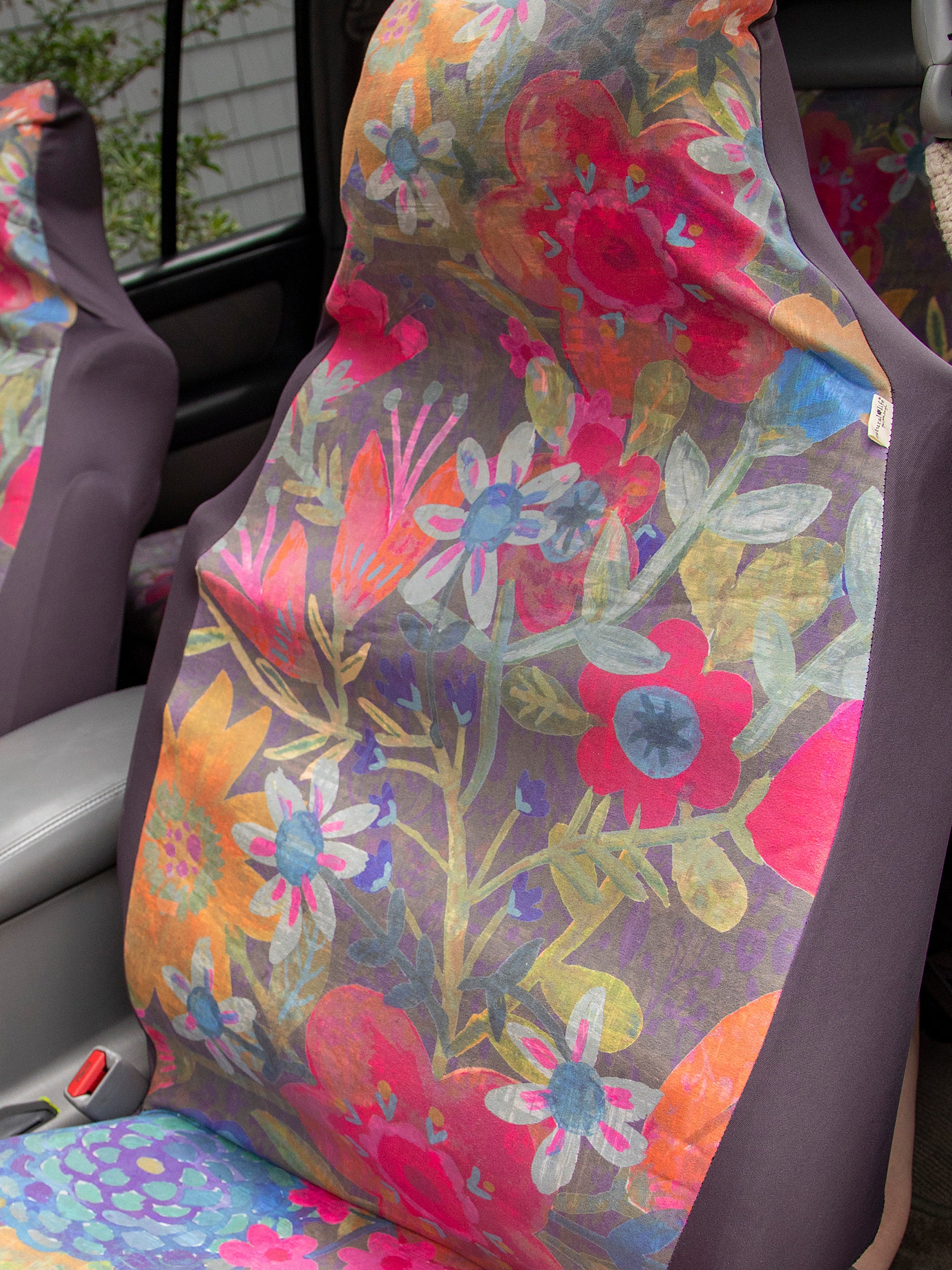 Front Car Seat Cover, Set of 2 - Vintage Floral