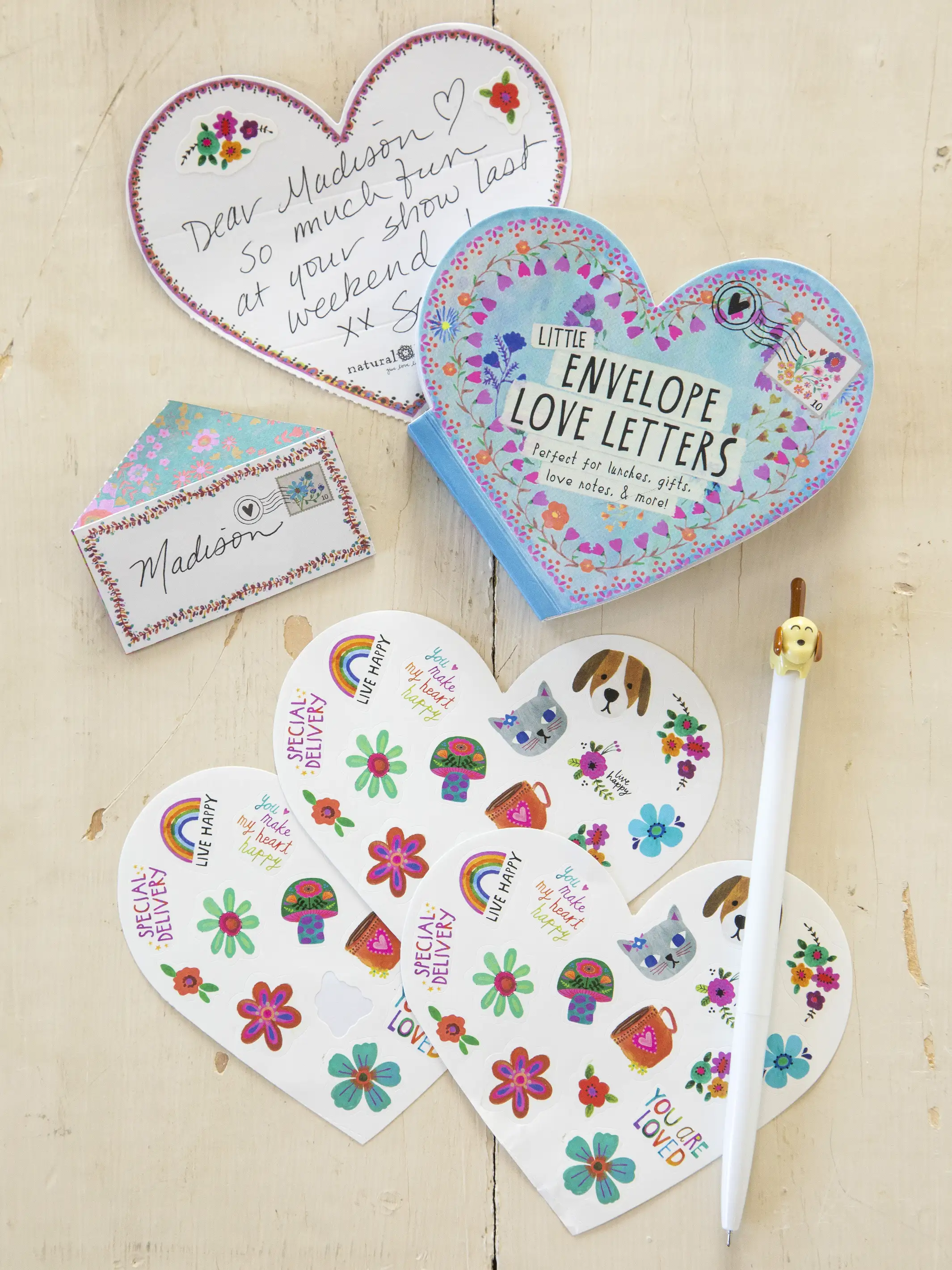Little Envelope Letters - Blue Heart