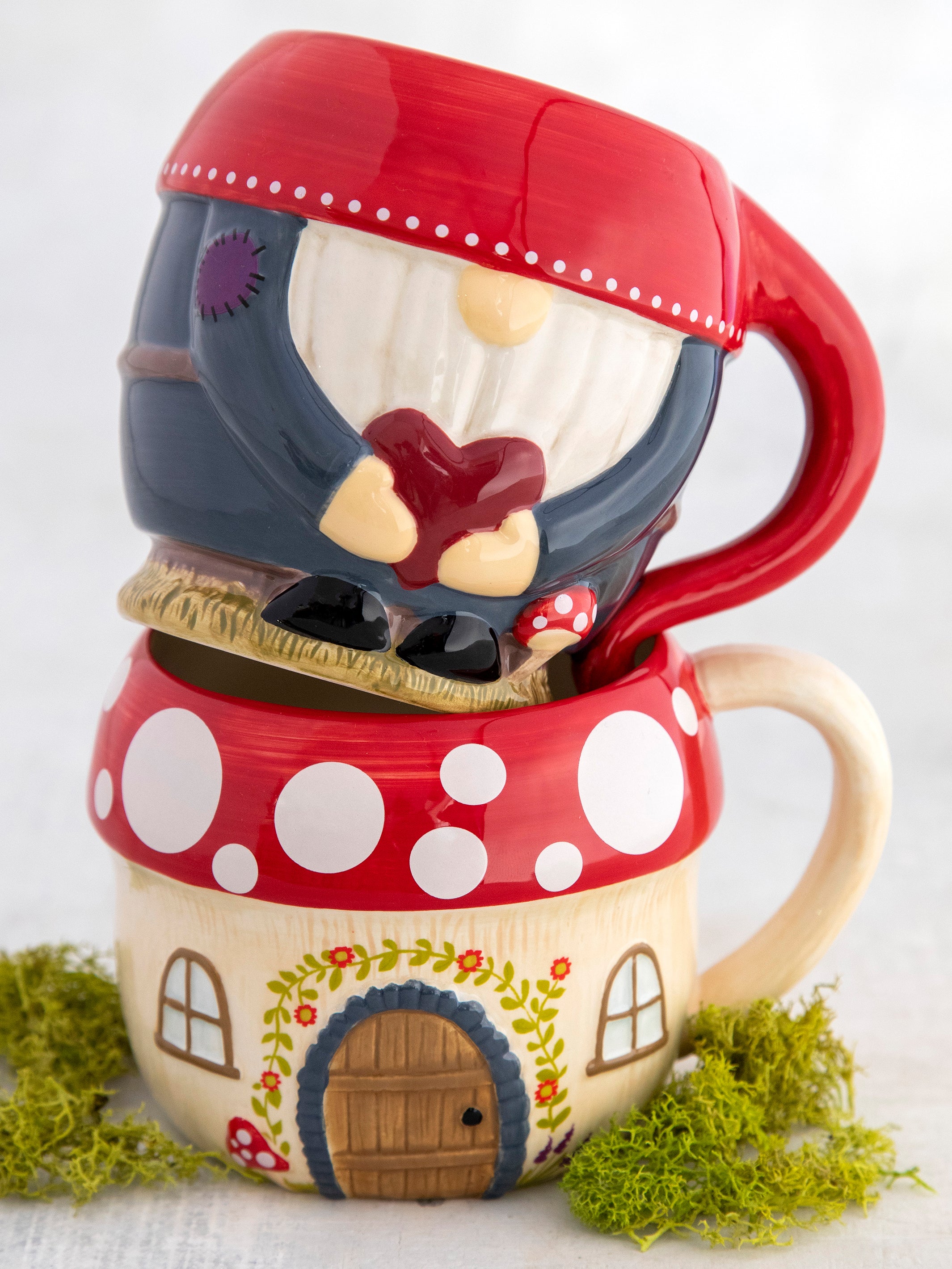 Folk Art Coffee Mug - The Gnome’s House