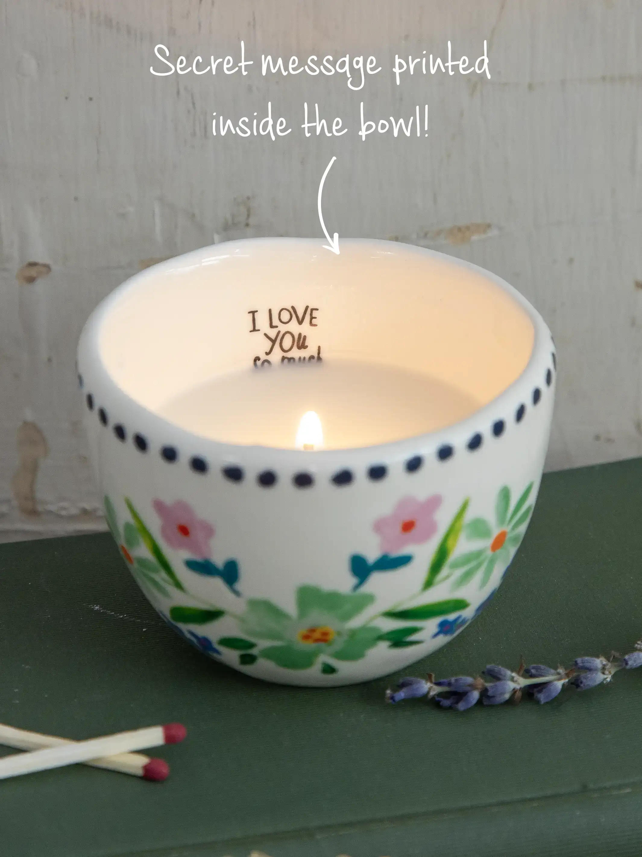 Secret Message Candle - Love You So Much