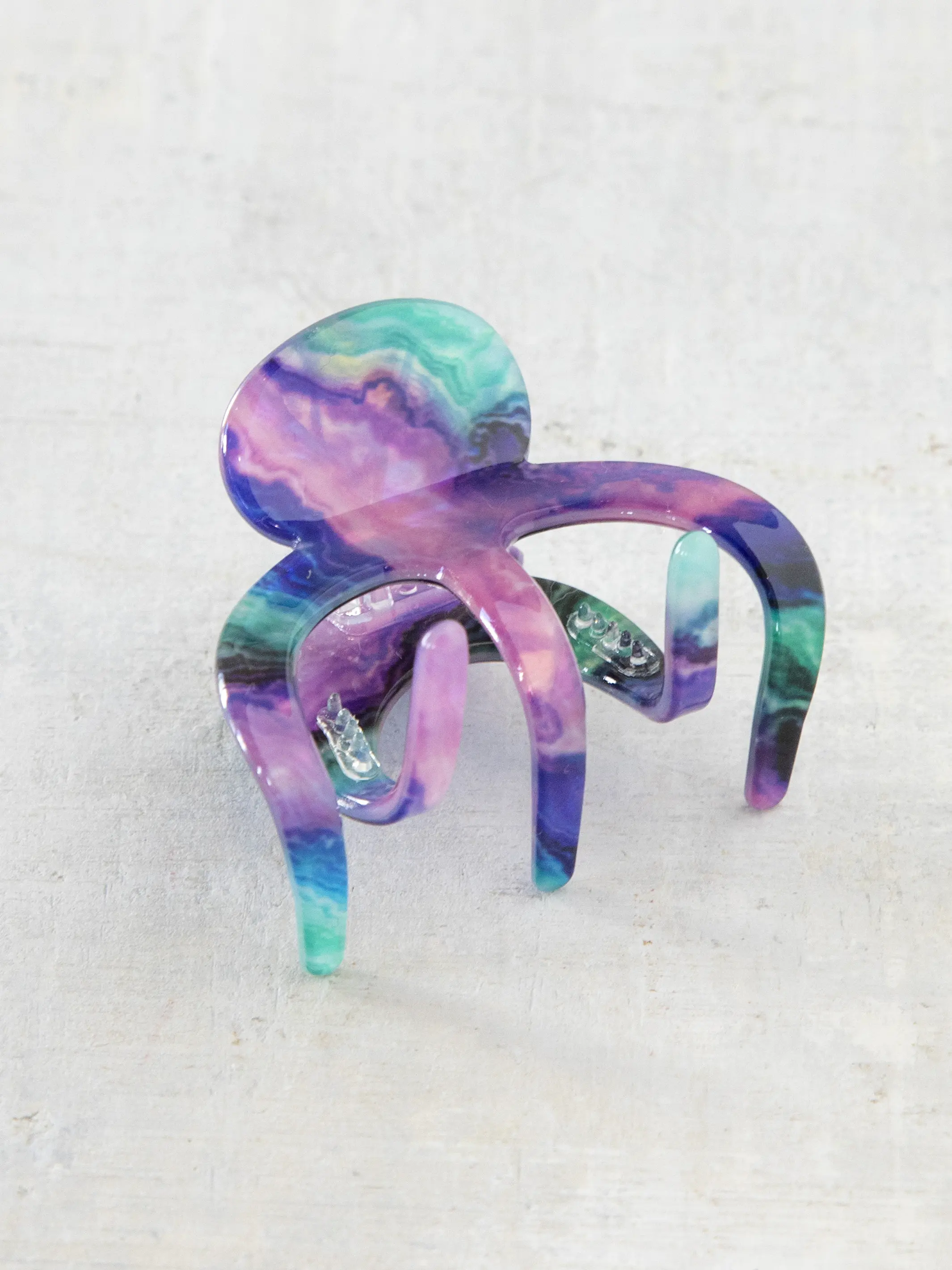 Octopus Hair Claw Clip - Purple