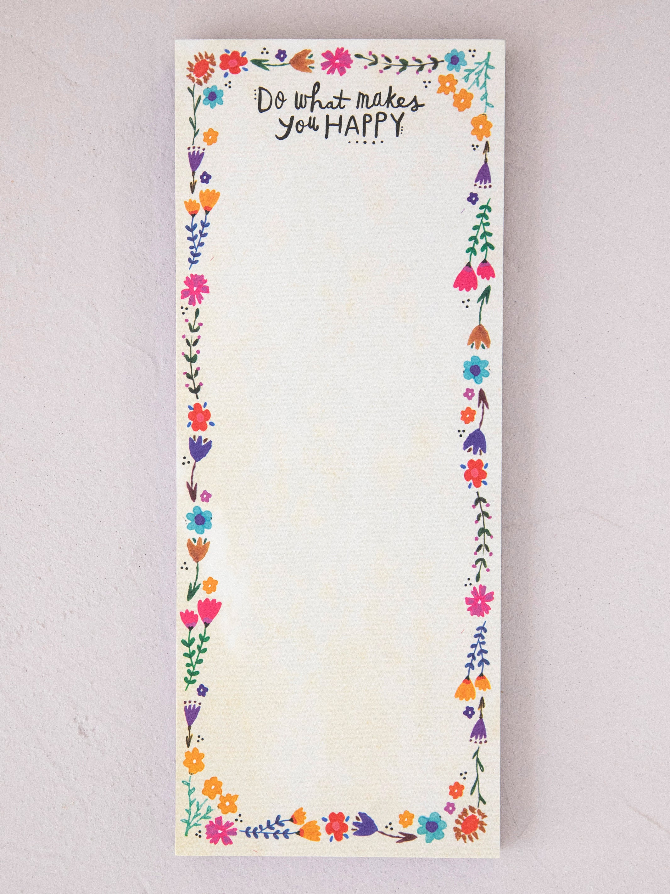 Magnetic Memo Notepad - Makes You Happy