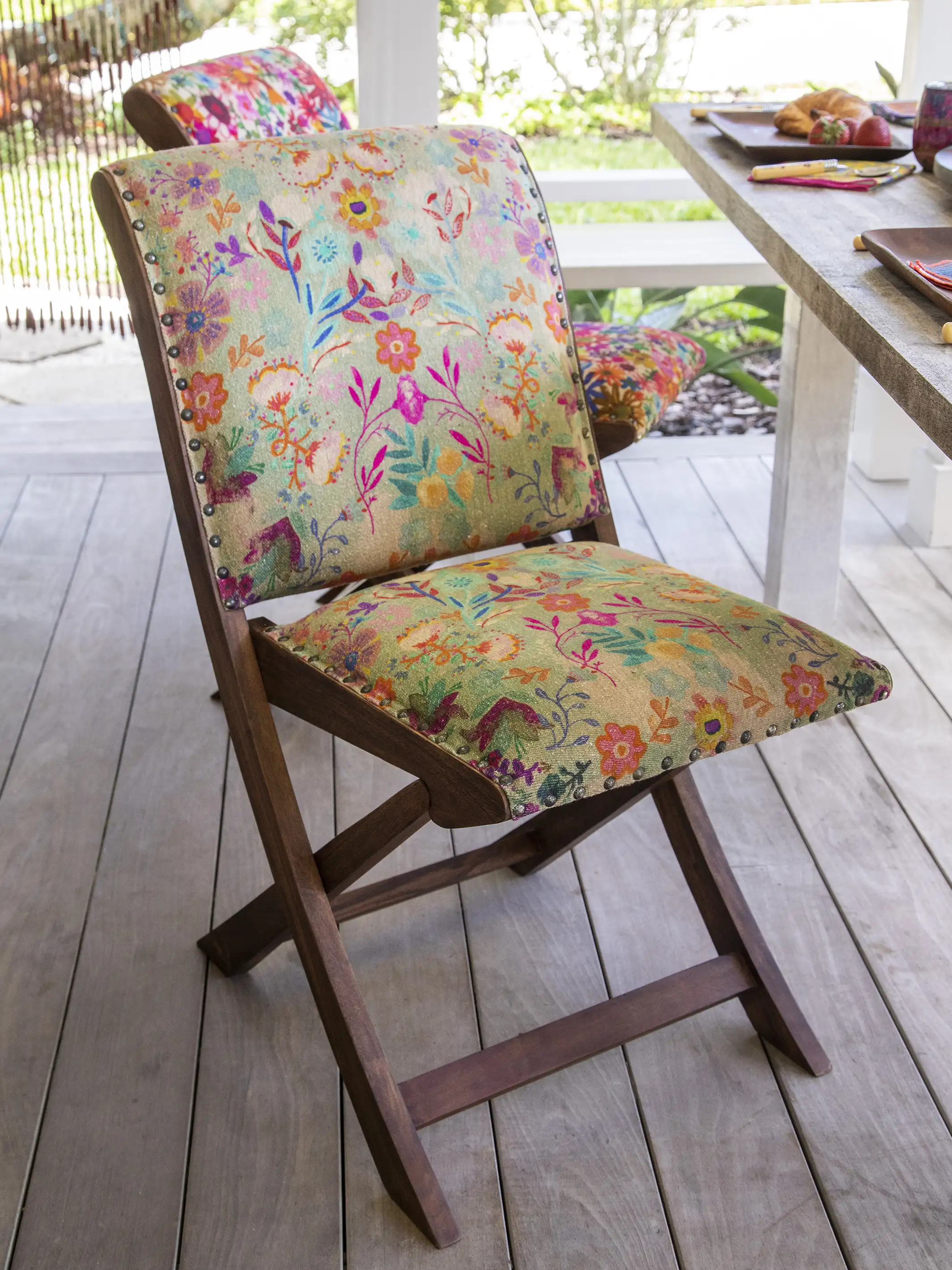 Favorite Anywhere Chair - Tan Floral