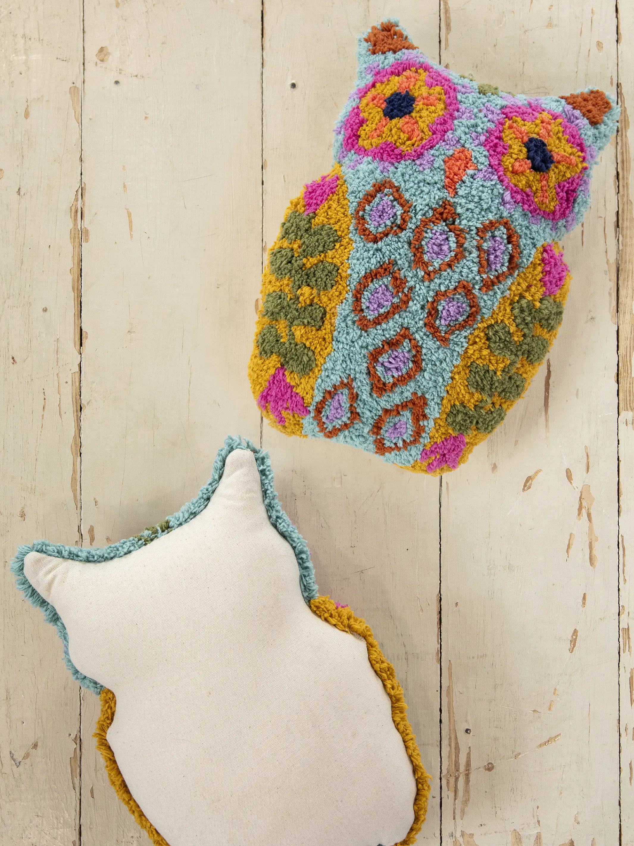 Tufted Pillow - Owl