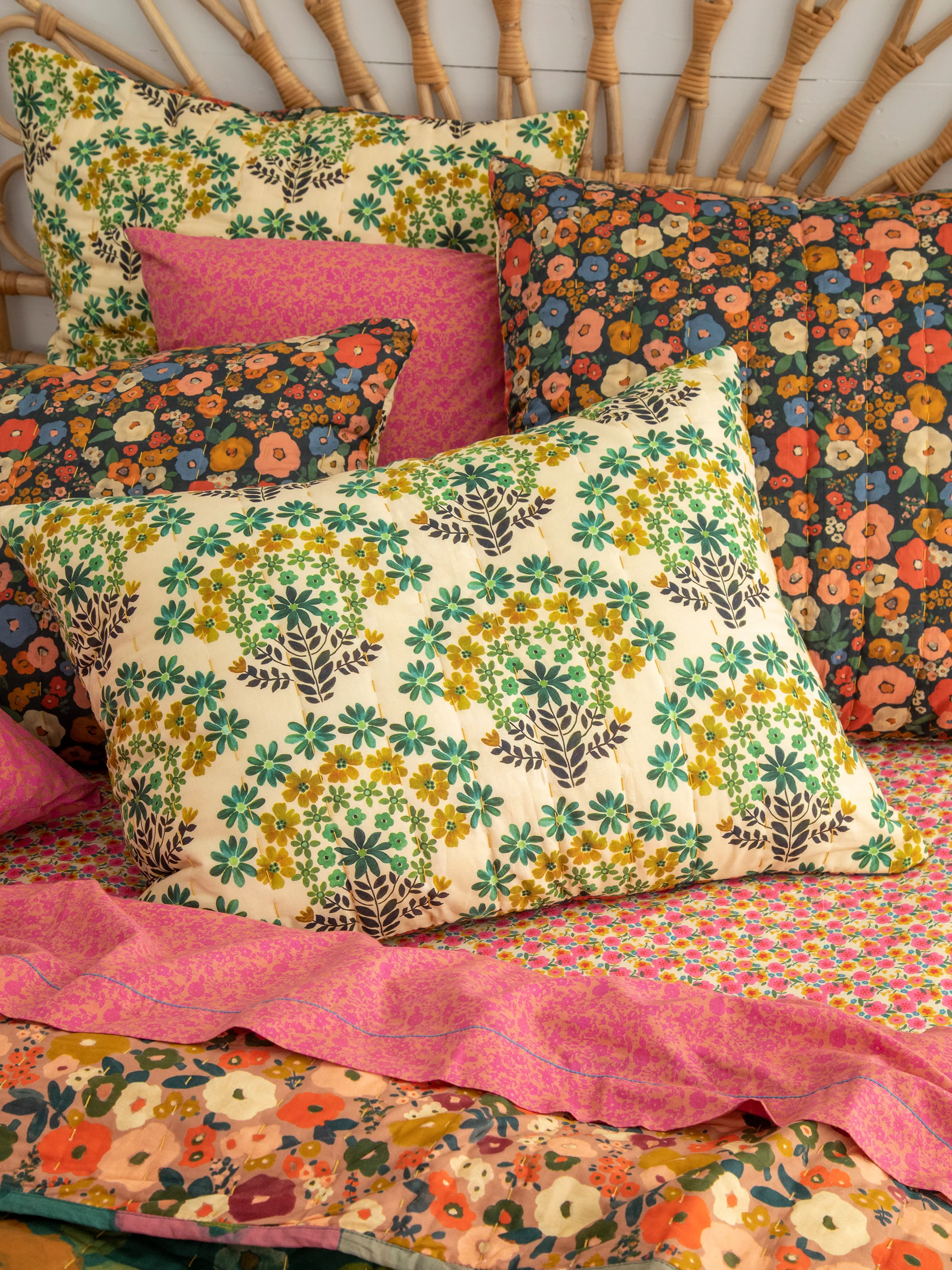 Bungalow Reversible Shams, Set of 2 - Ashley