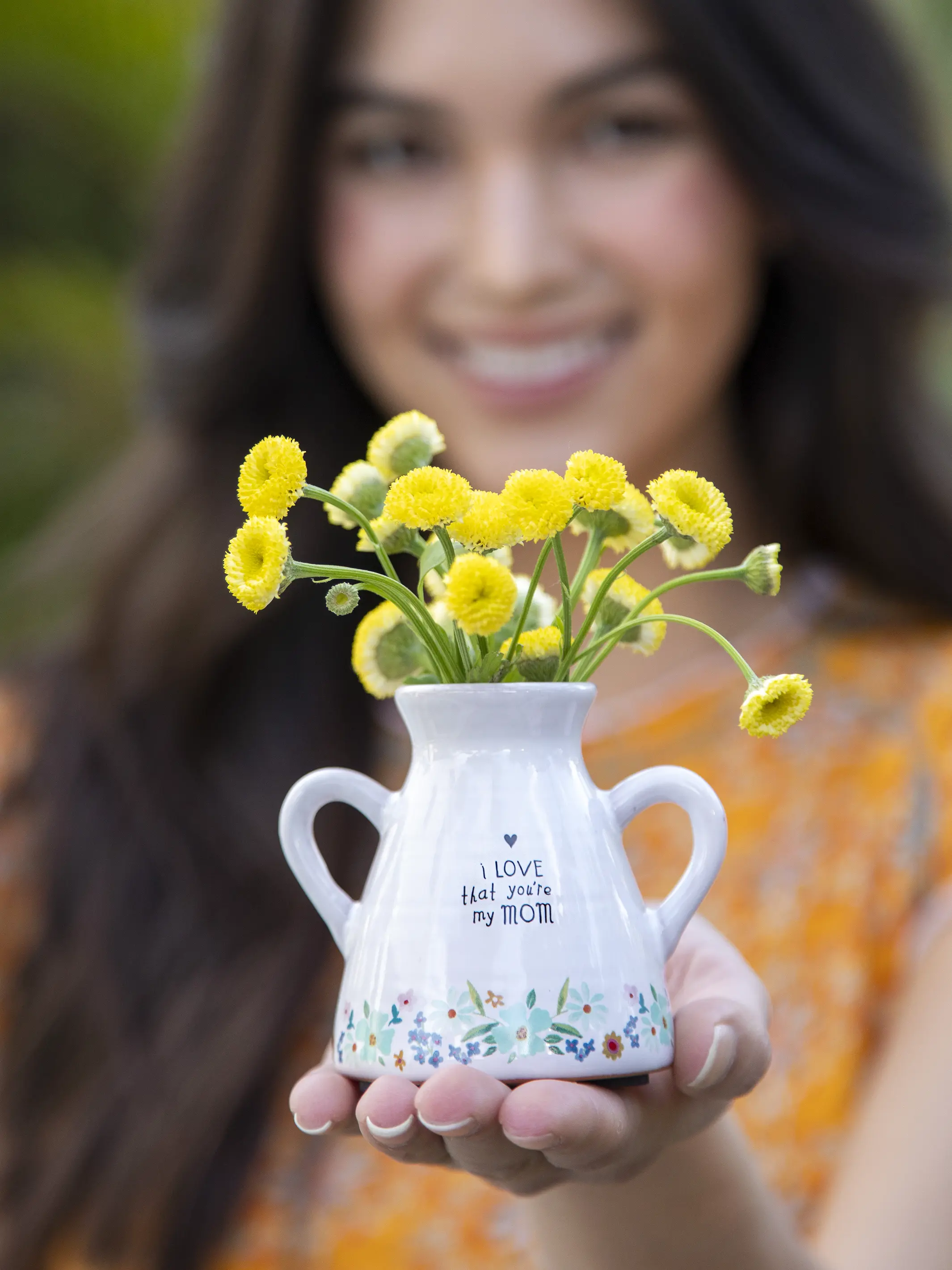 Artisan Bud Vase - Mom