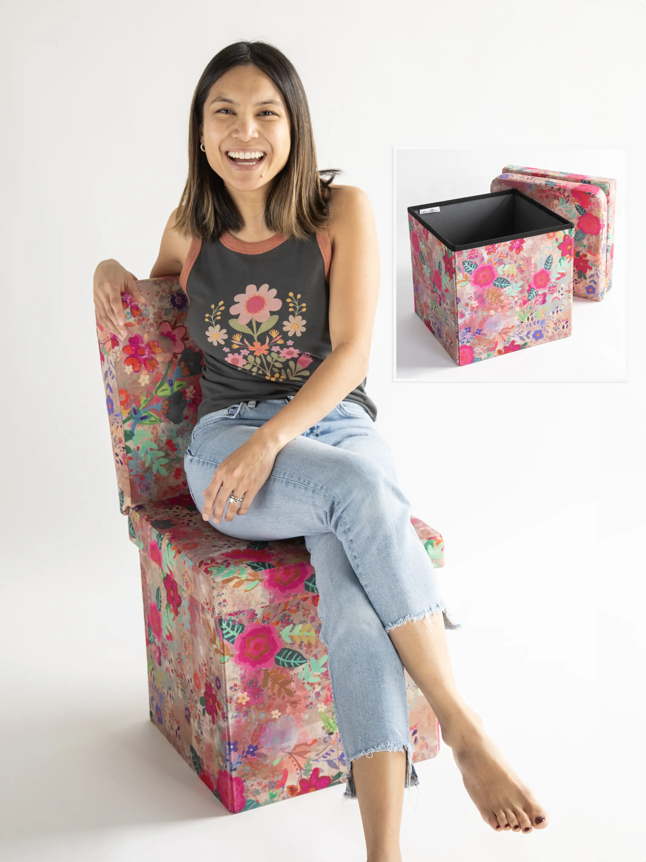 Storage Ottoman Chair