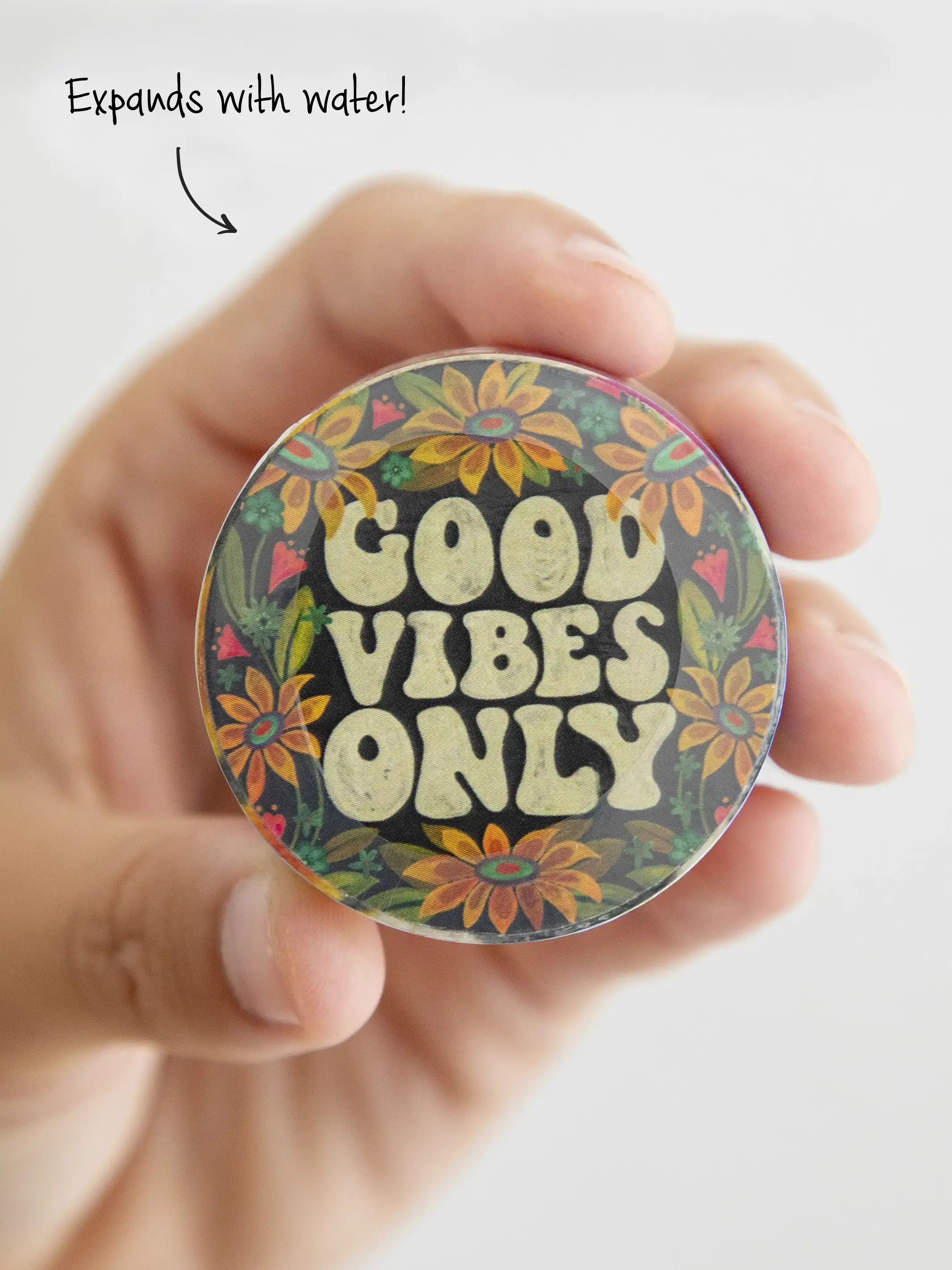 So Soft Washcloth - Charcoal Good Vibes Only