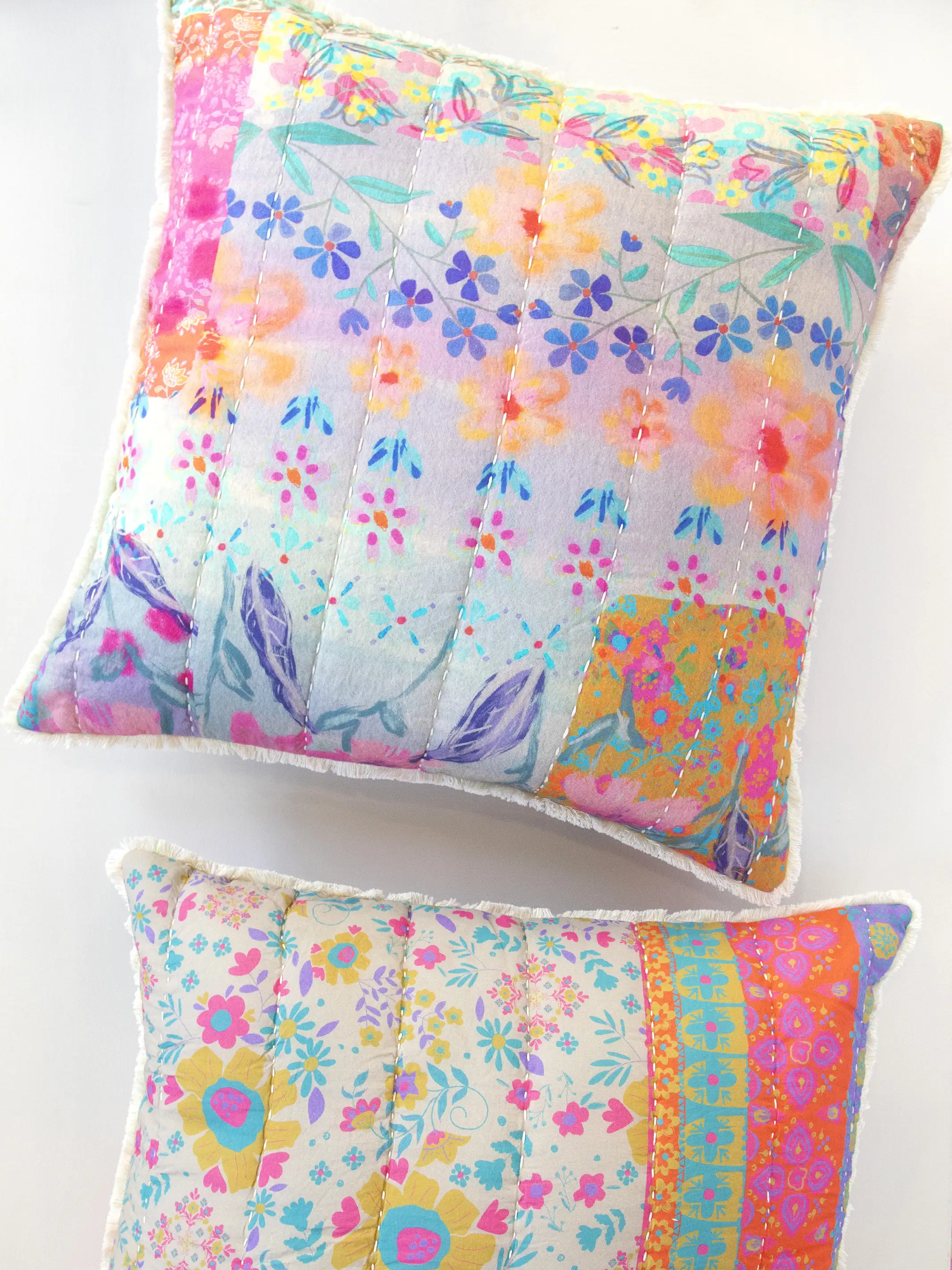 Live Happy Reversible Euro Sham