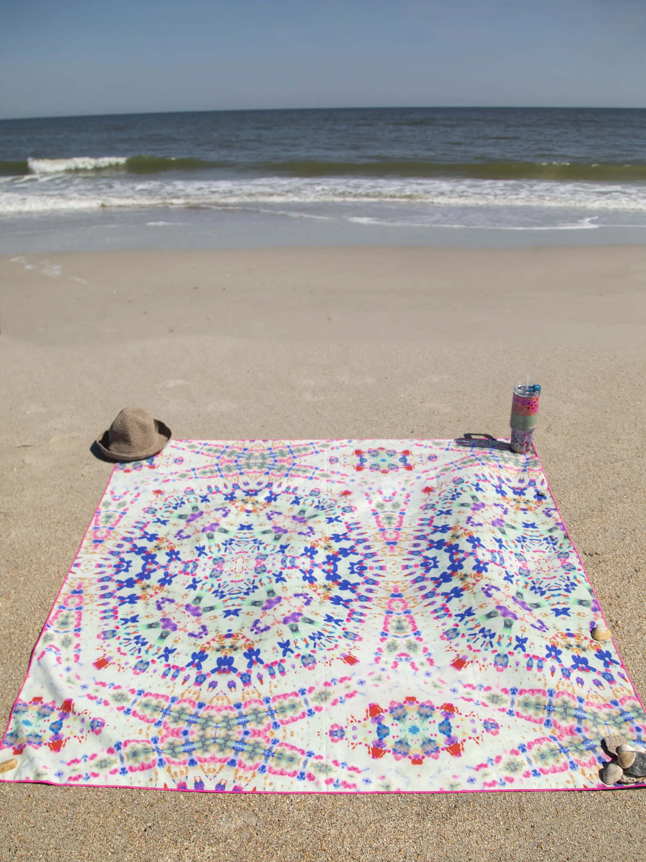 XL Double-Sided Beach Towel - Live Sunshine