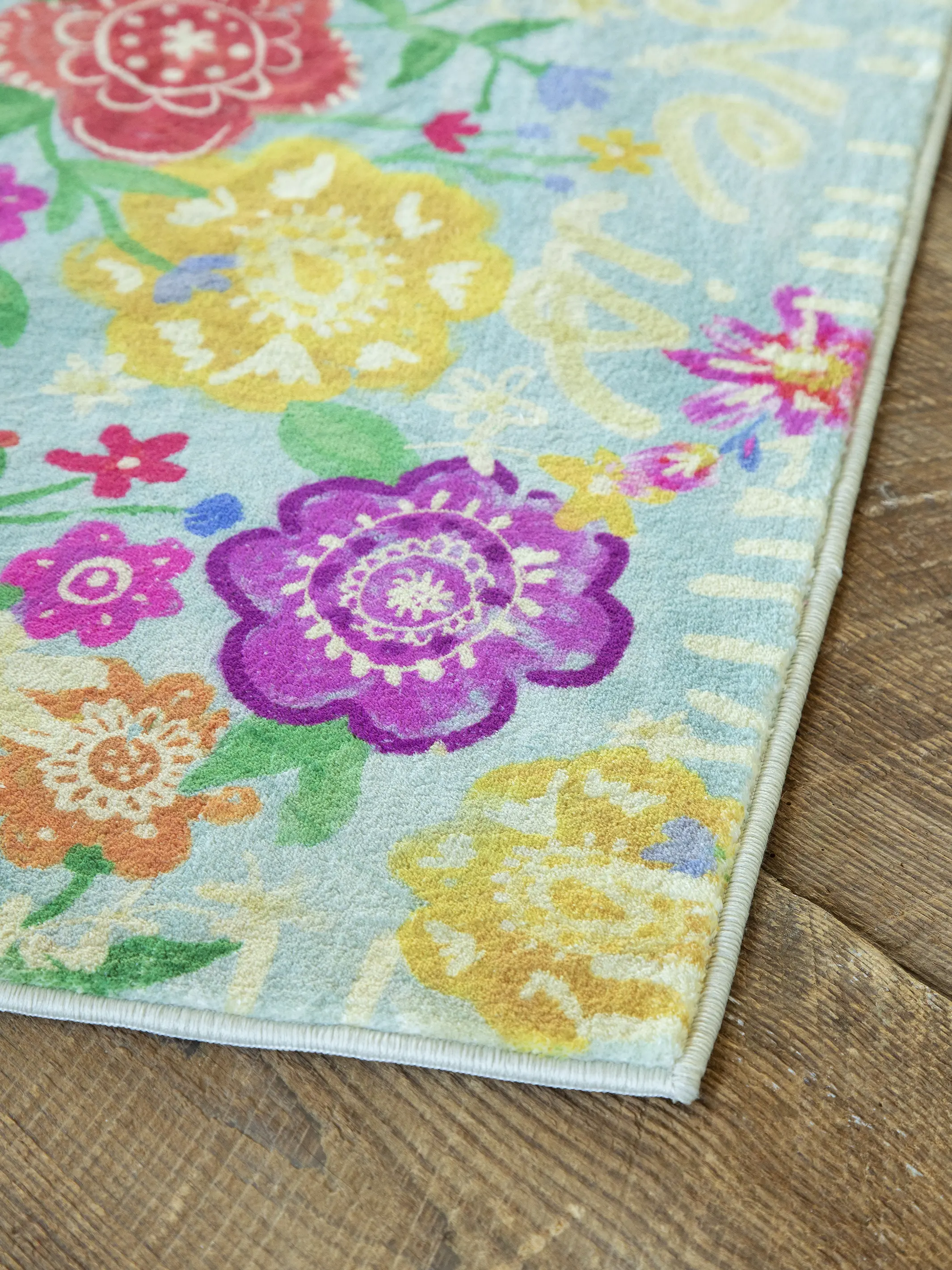 Chenille Rug, 2' x 3' - Love Is The Answer