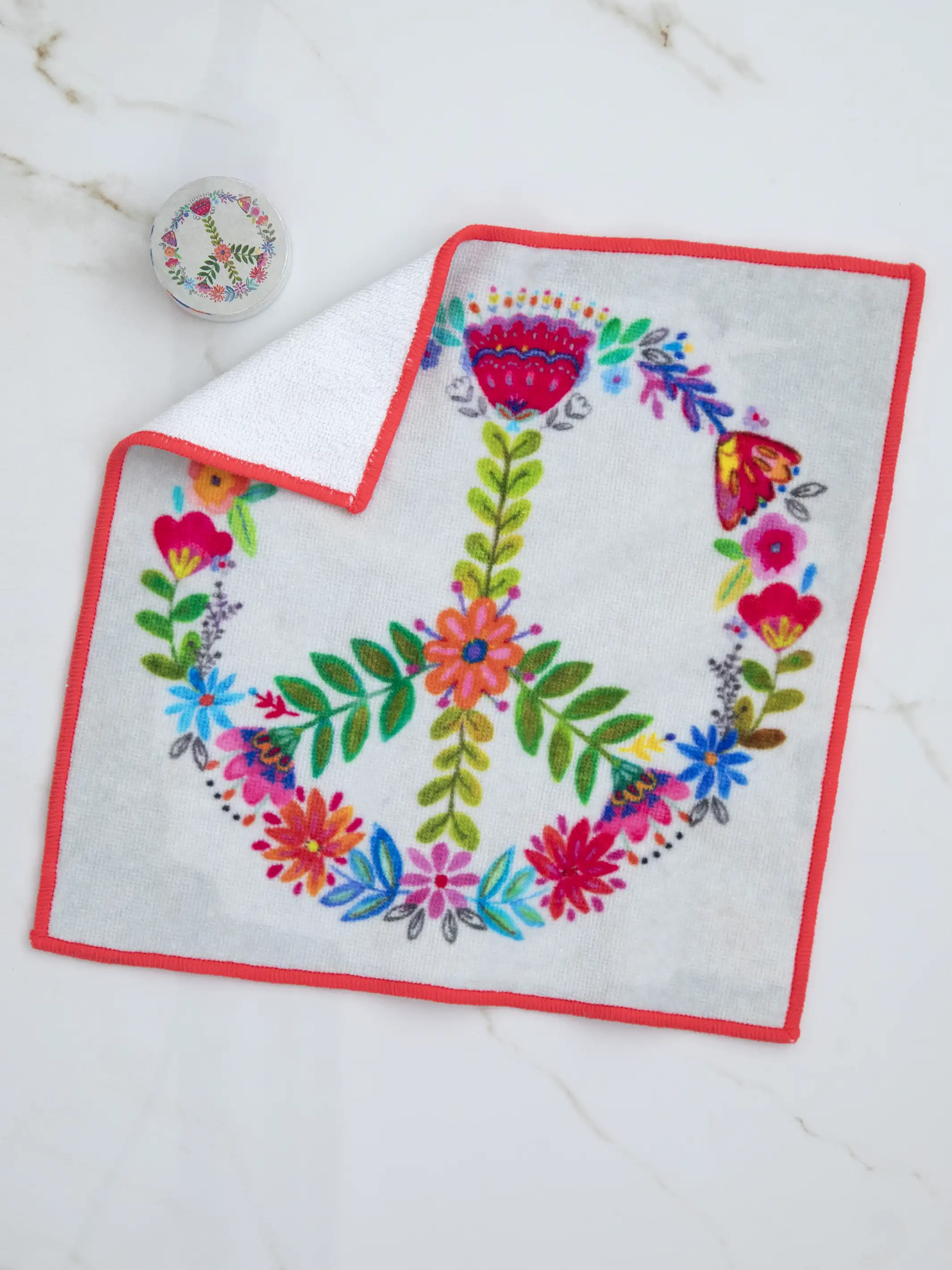 So Soft Washcloth - Peace Sign