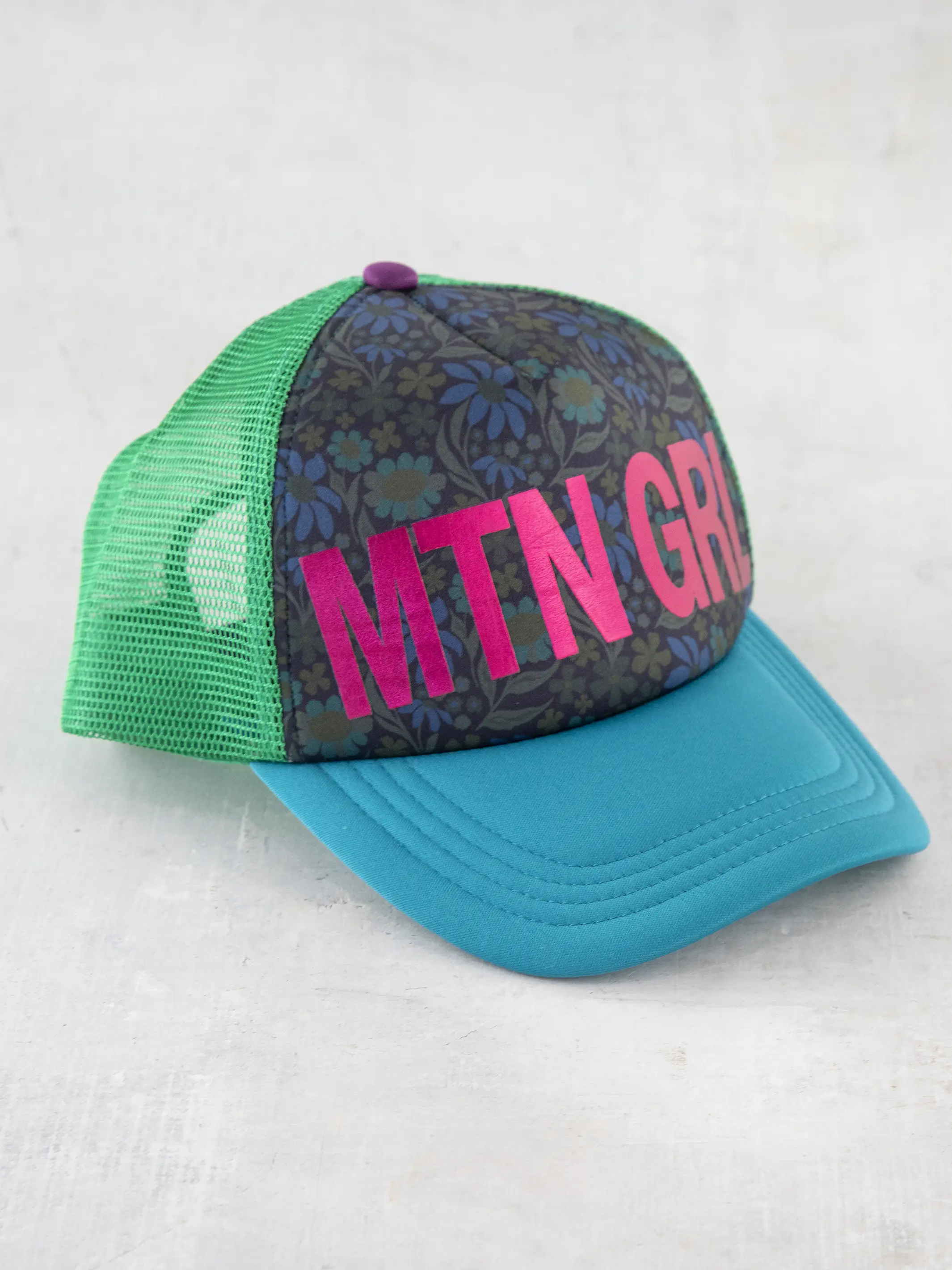 Adjustable Trucker Hat - Mountain Girl