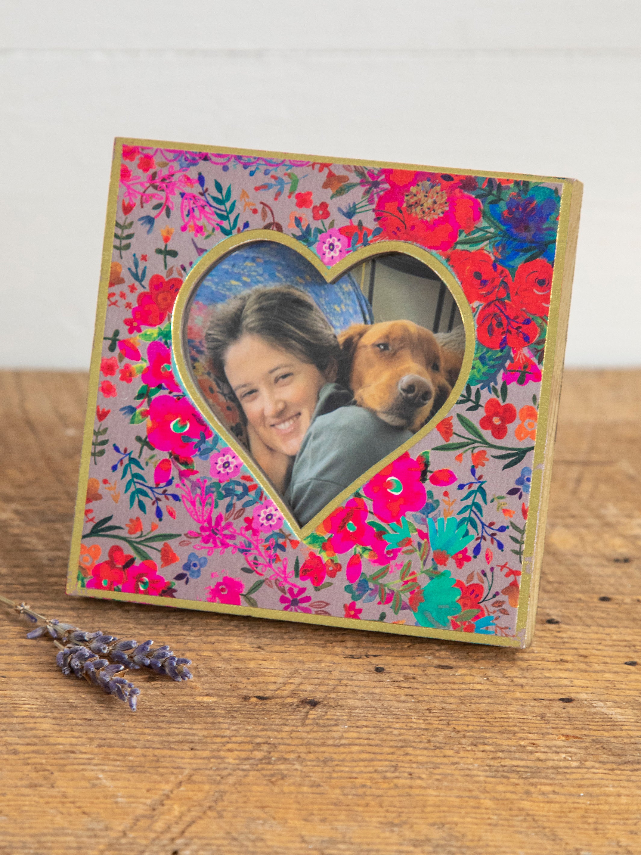 Mini Heart Wooden Picture Frame