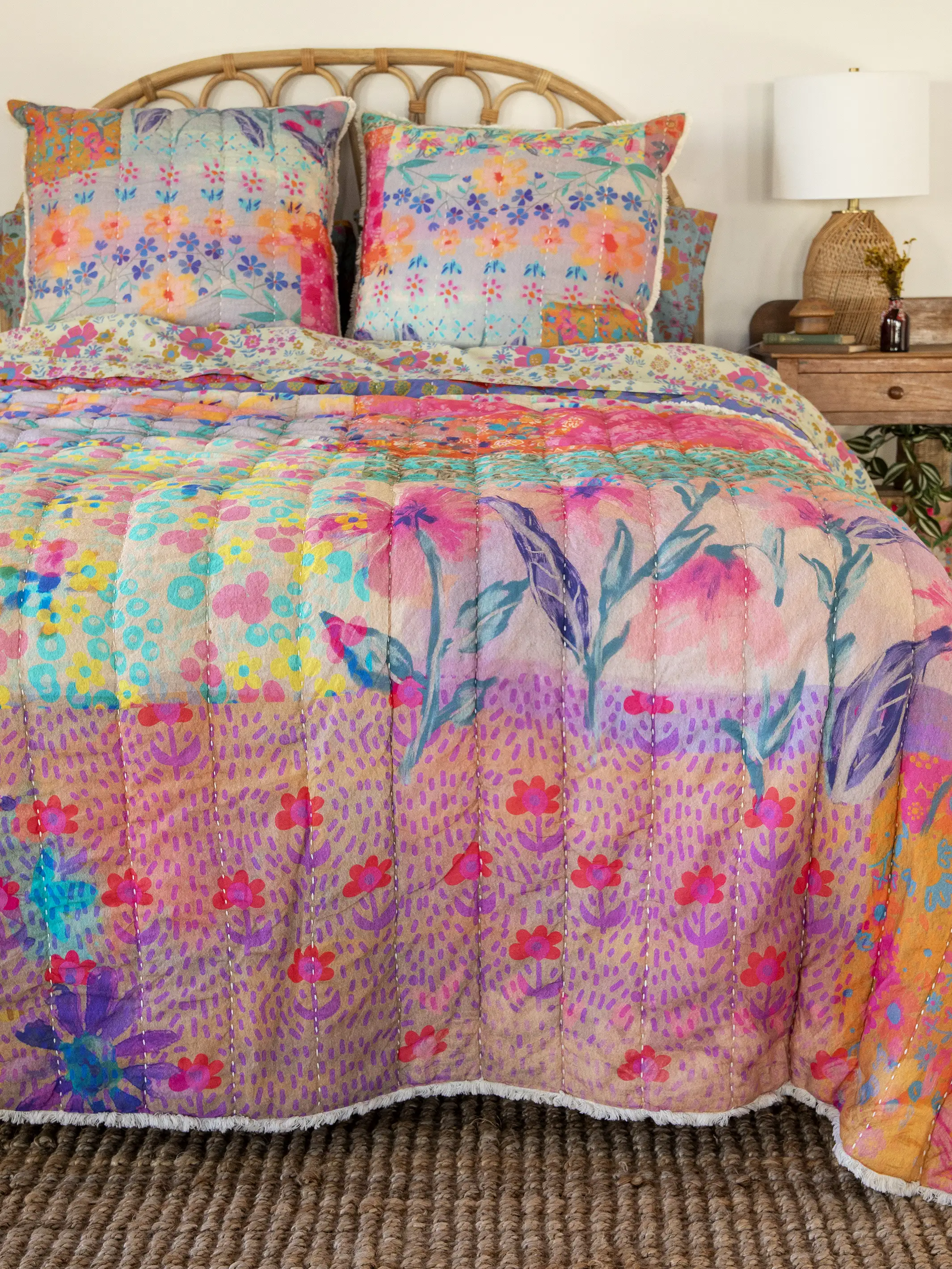 Live Happy Reversible Quilt