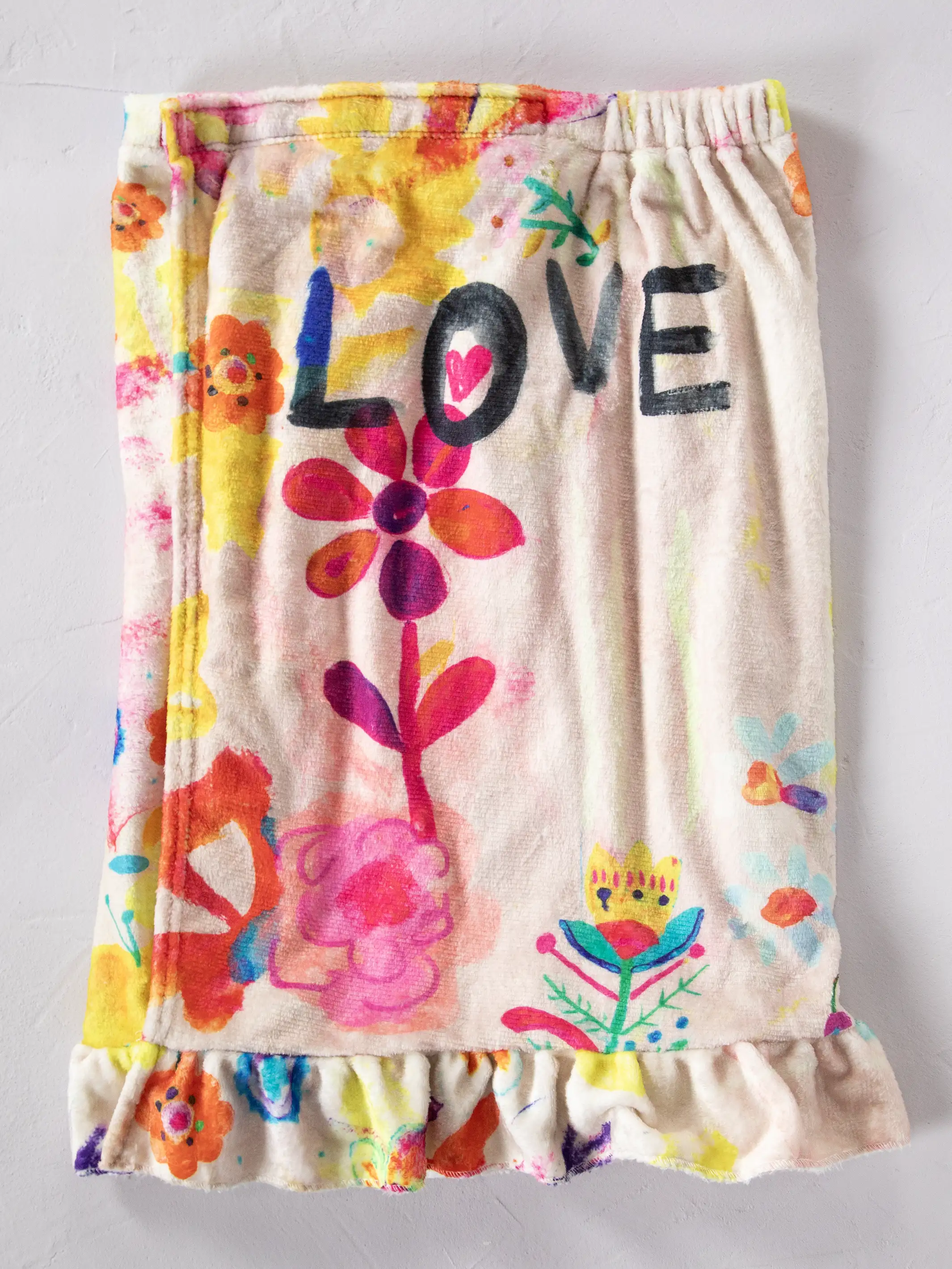 Shower Body Towel Wrap - Life Is A Canvas Love