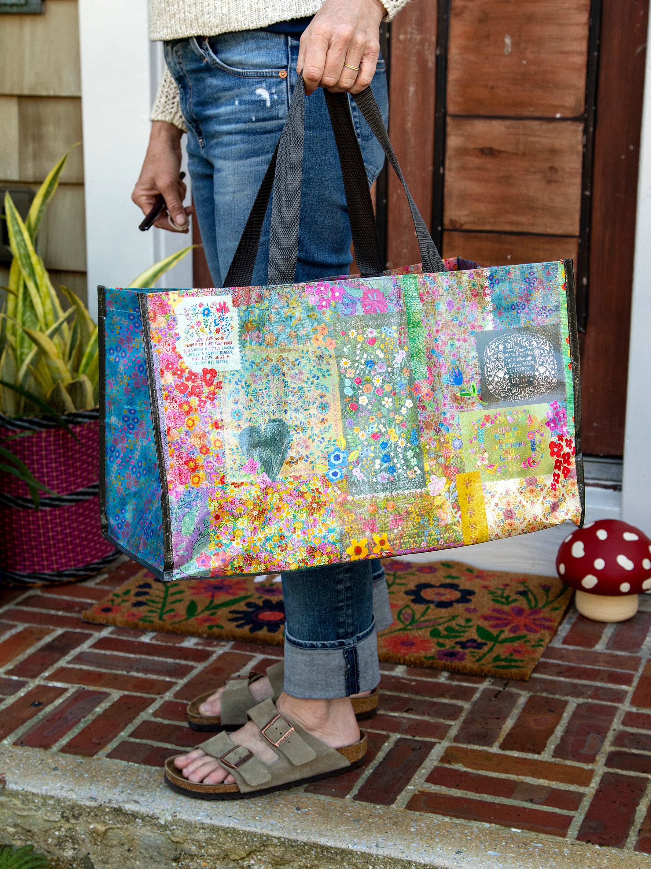 Carry All Tote Bag - Patchwork
