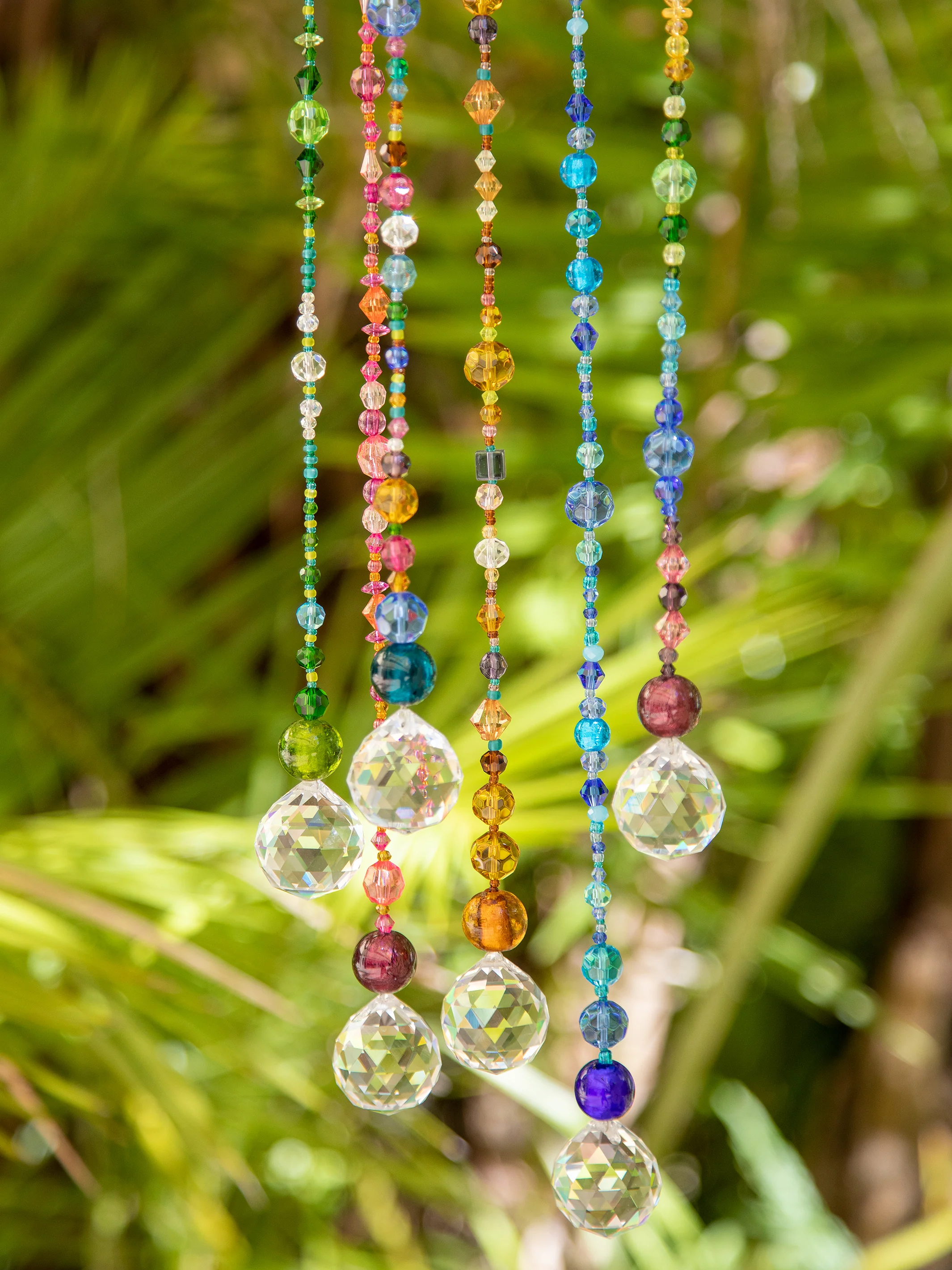 Crystal Sun Catcher - Green