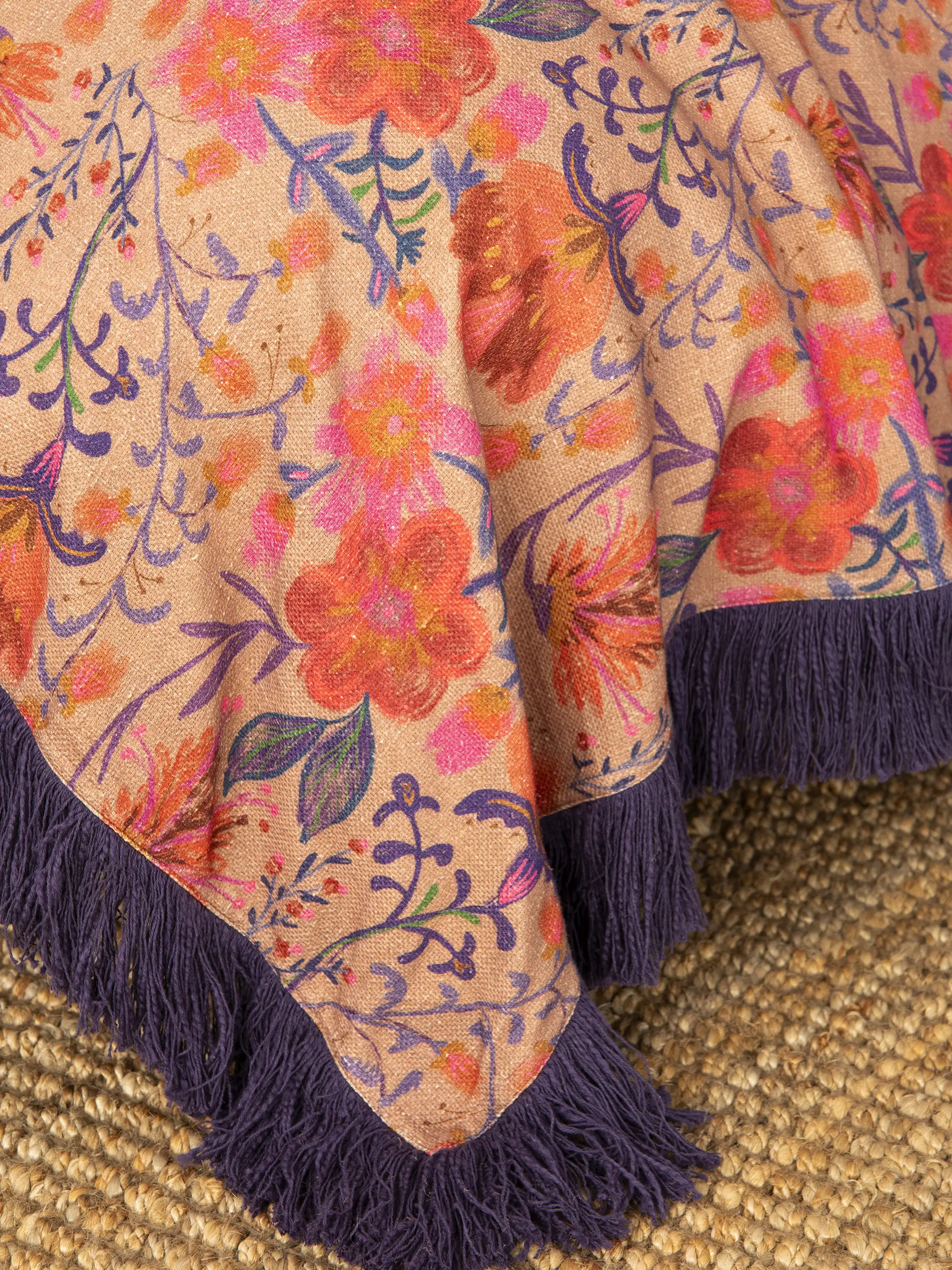 Cotton Matty Fringe Bedspread - Boho