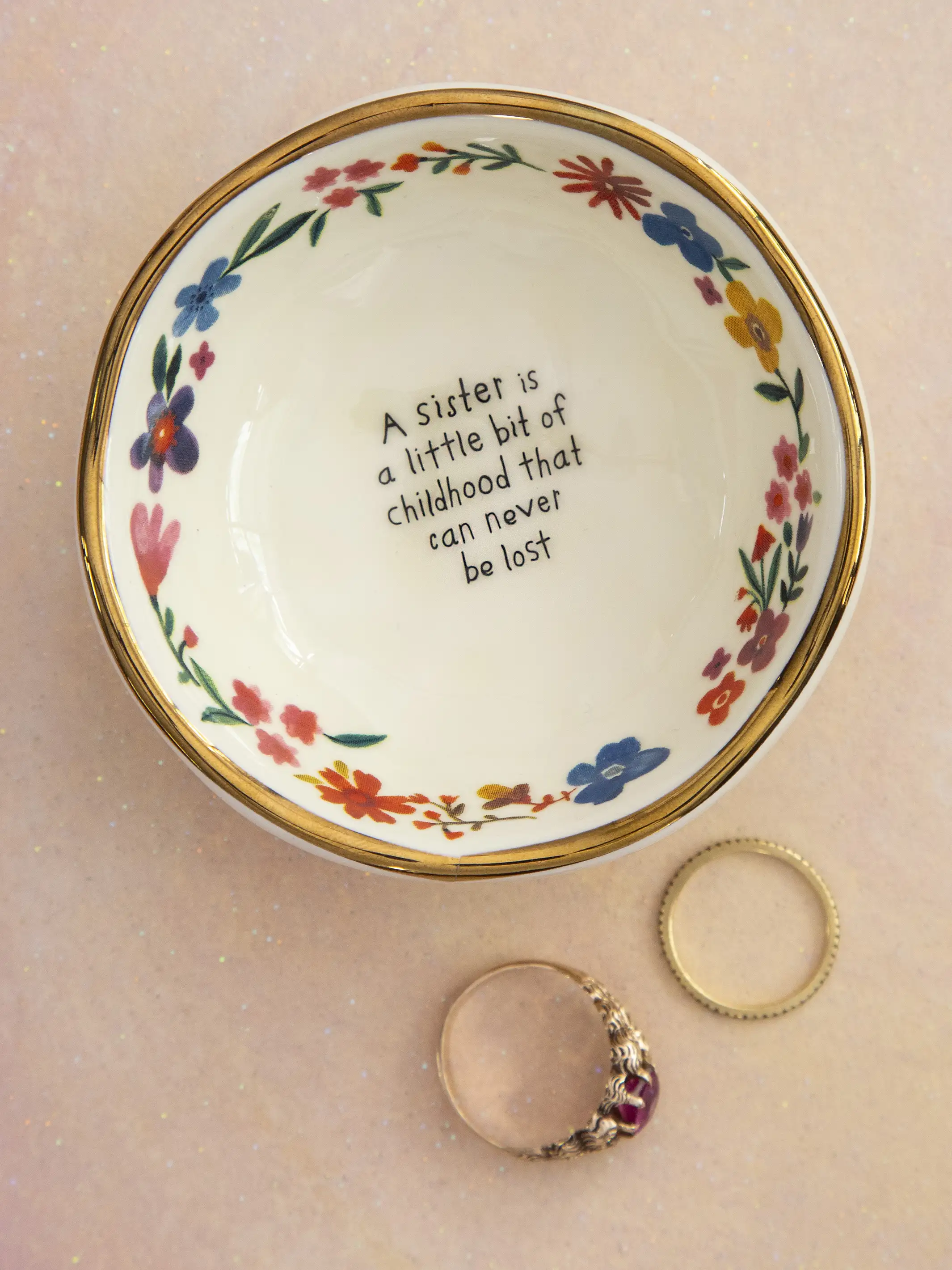 Ceramic Giving Trinket Bowl - Sister Childhood