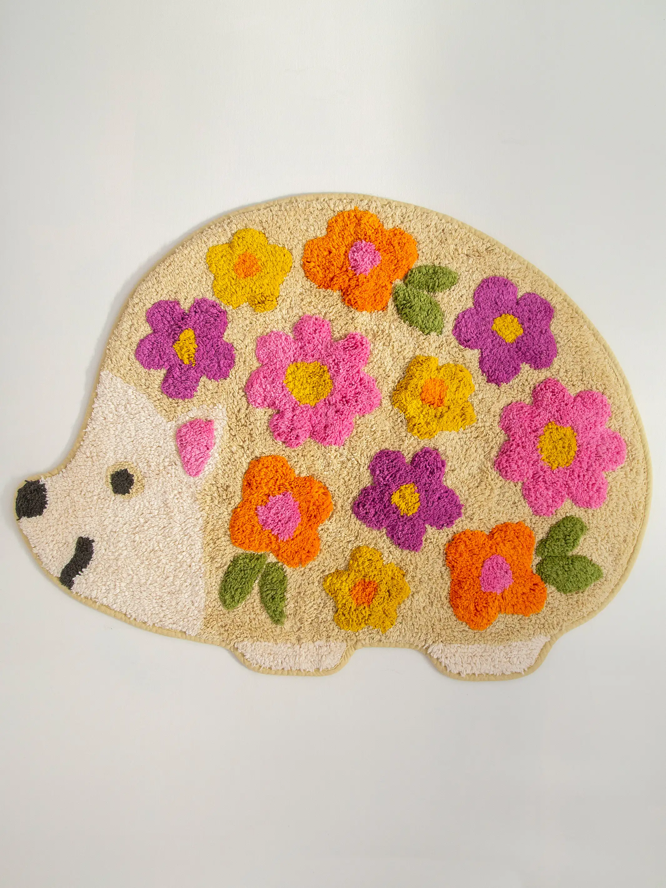 Tufted Cotton Bath Mat - Hedgehog