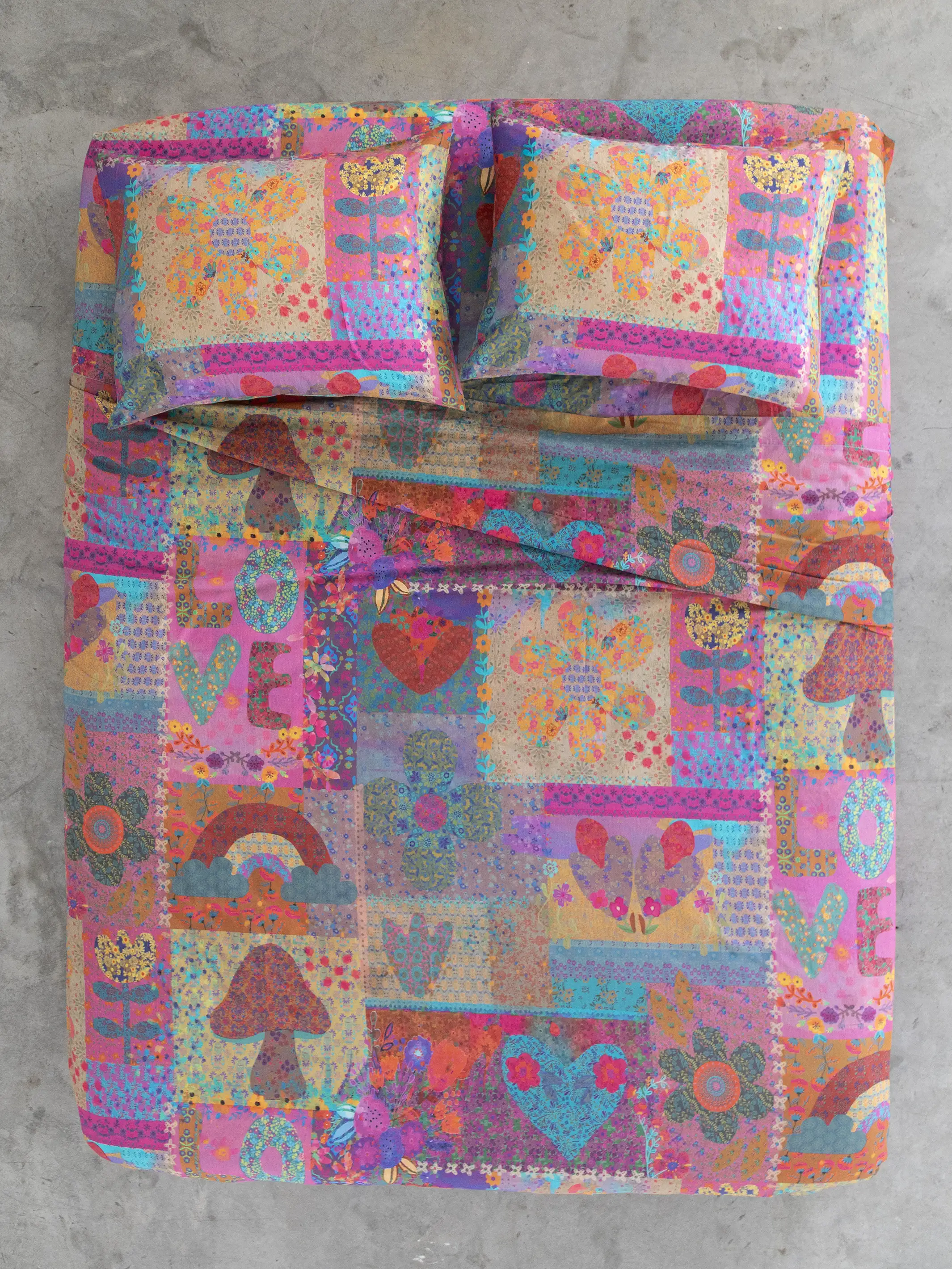 Sheet SET - Sooo Soft Cotton - Good Vibes
