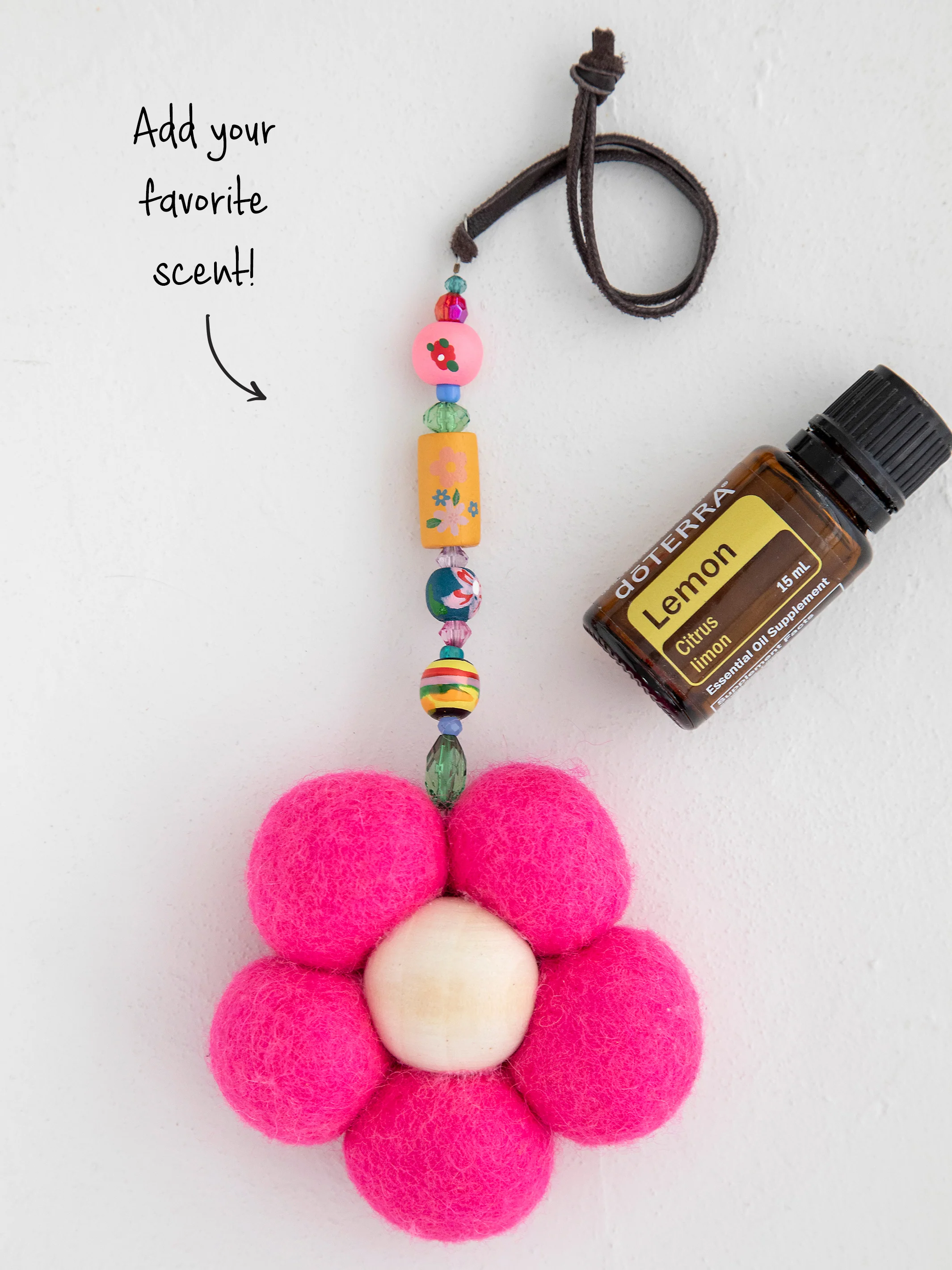 Beaded Essential Oil Diffuser - Flower