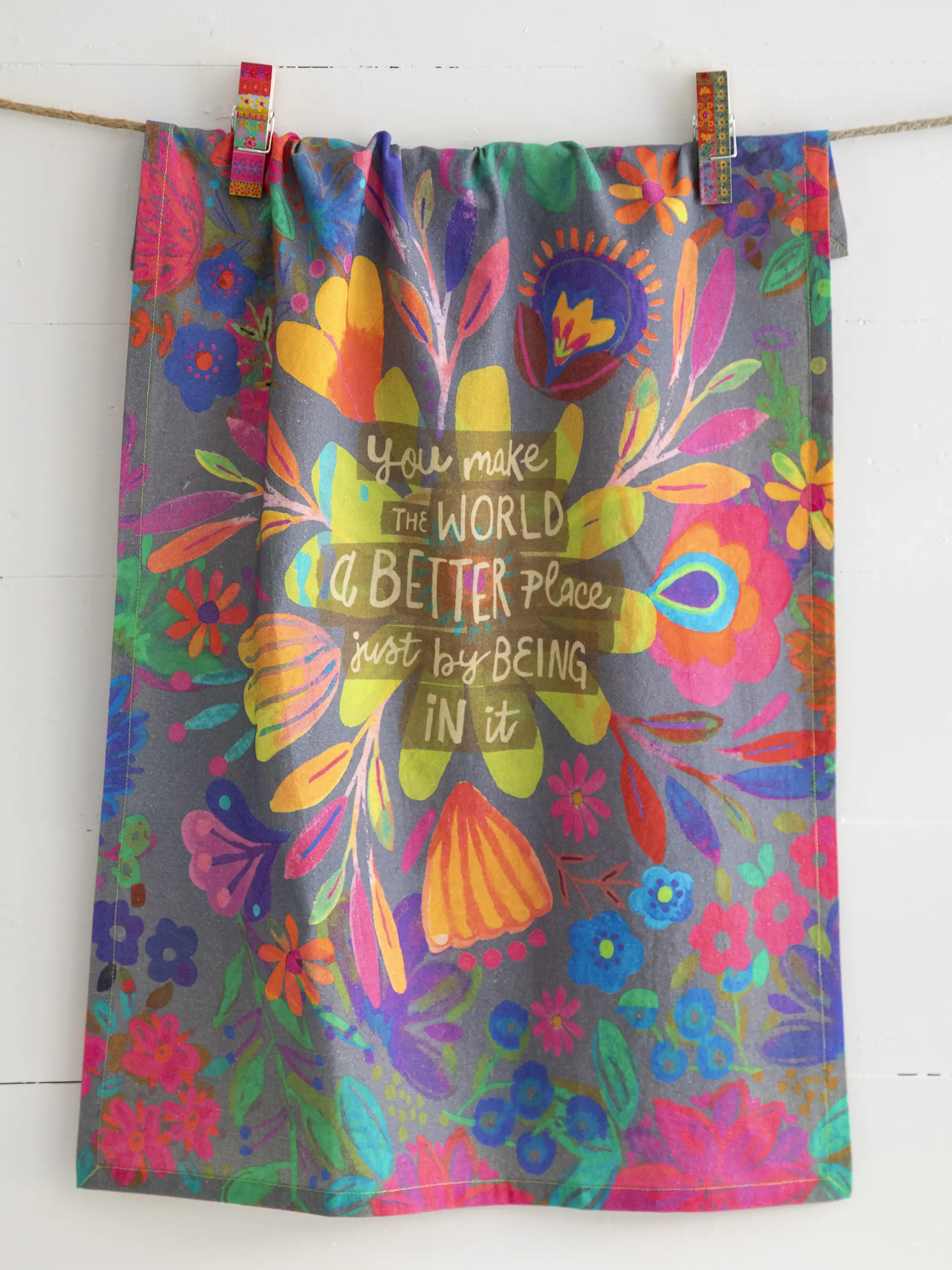 Kitchen Dish Towel - You Make The World Better