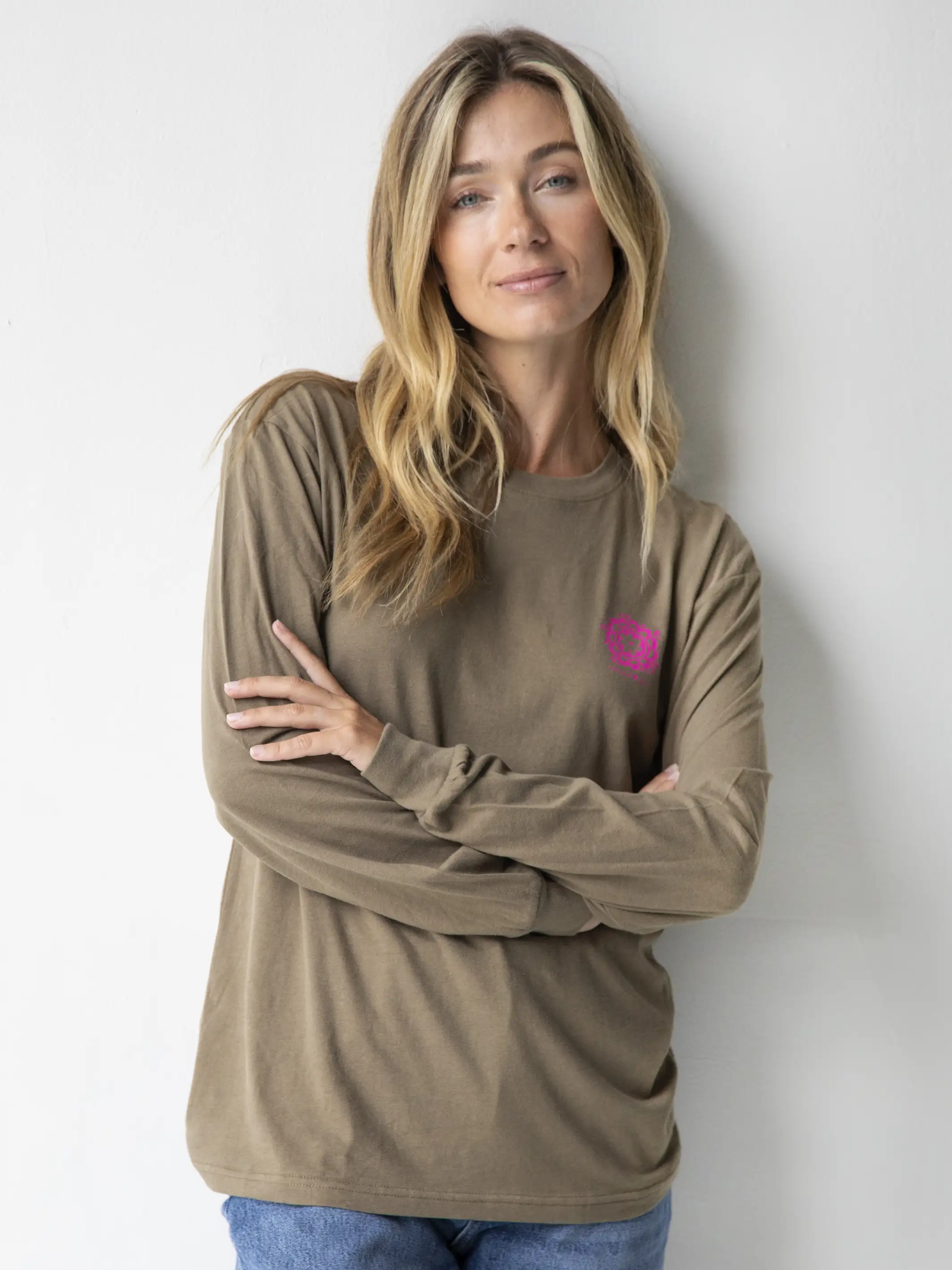 Long Sleeve Comfy Tee Shirt - Good Vibes Only