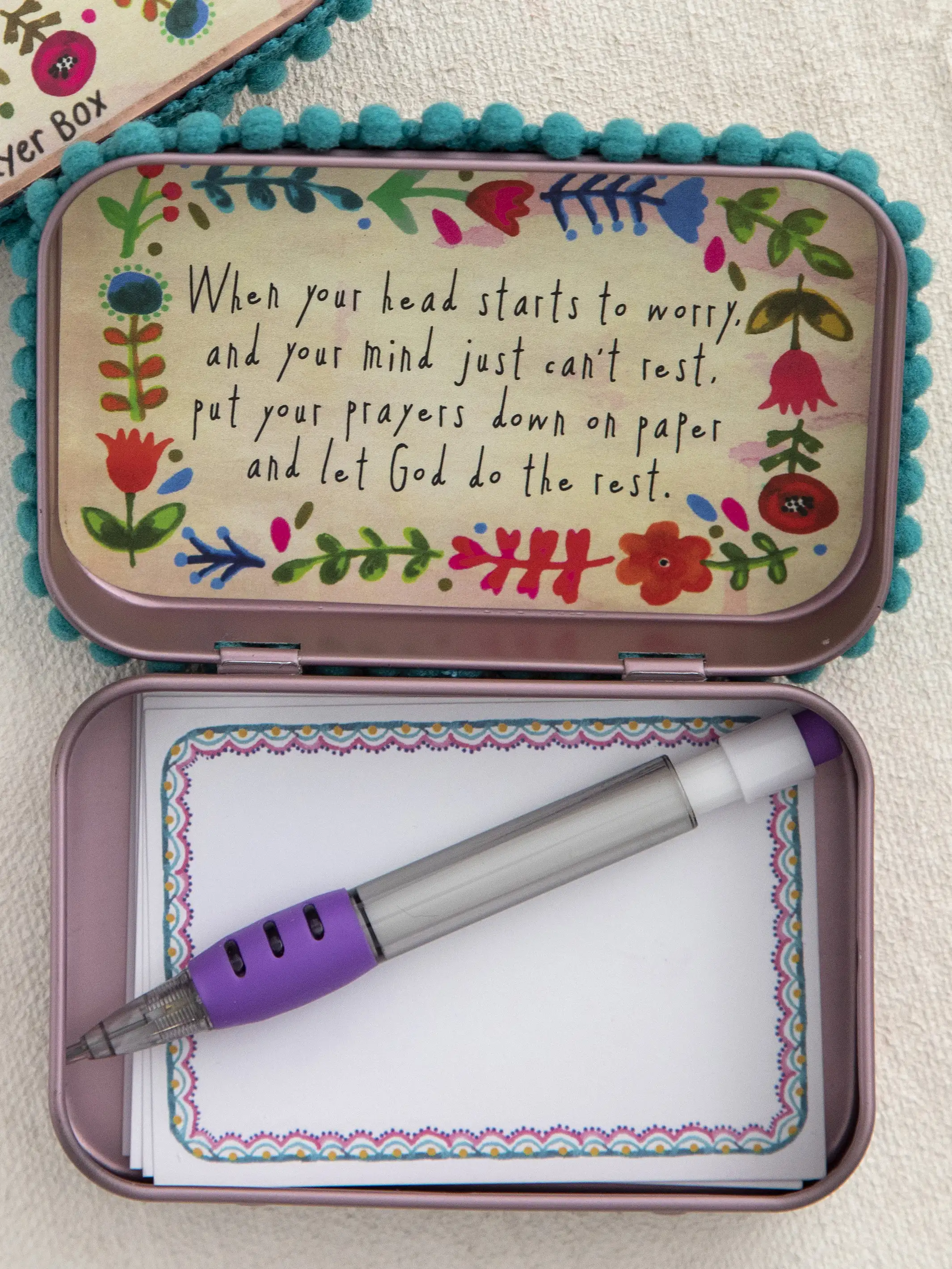 Tin Prayer Box - World Better