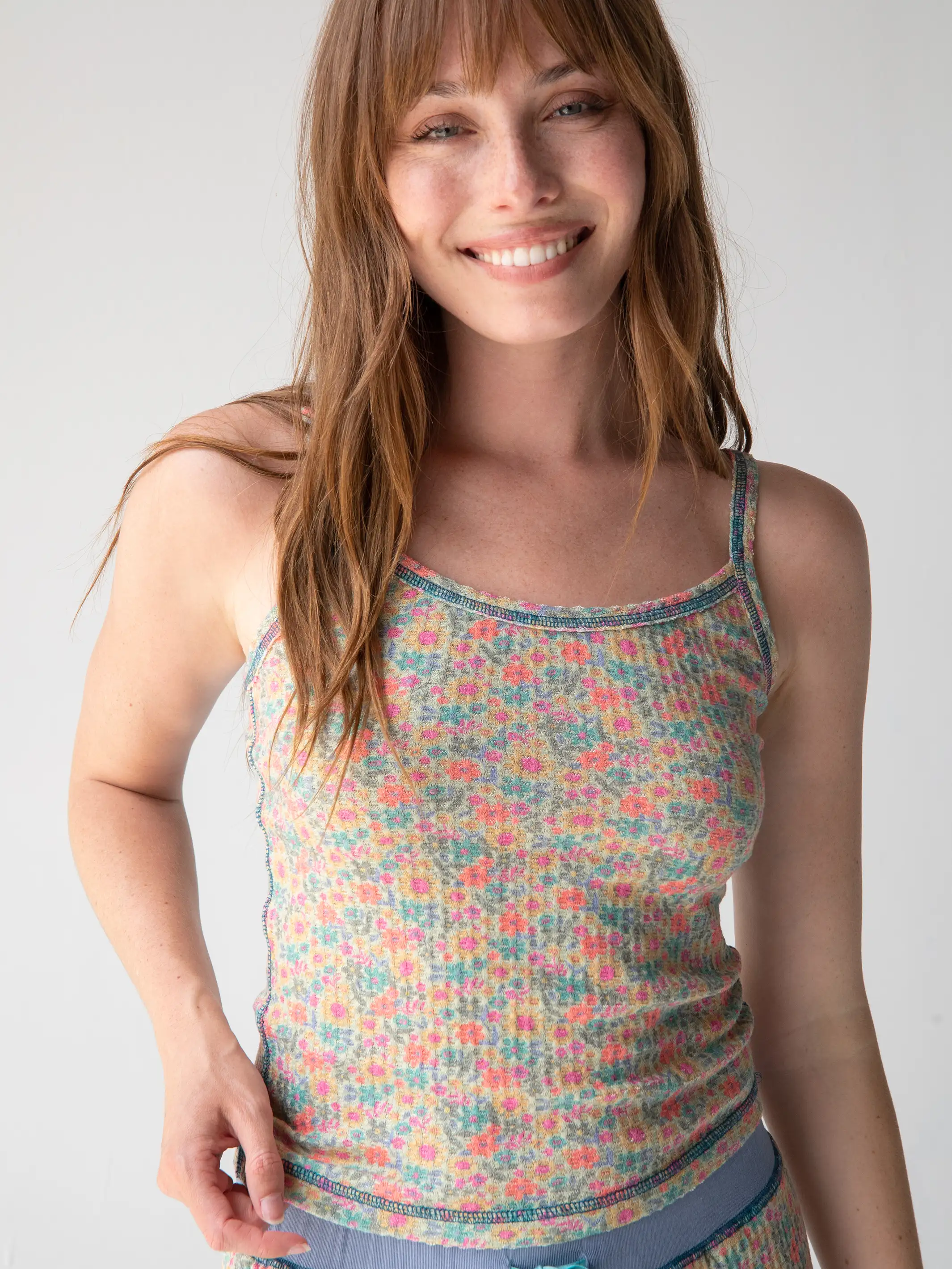 Mix & Match Thermal Pajama Cami - Yellow