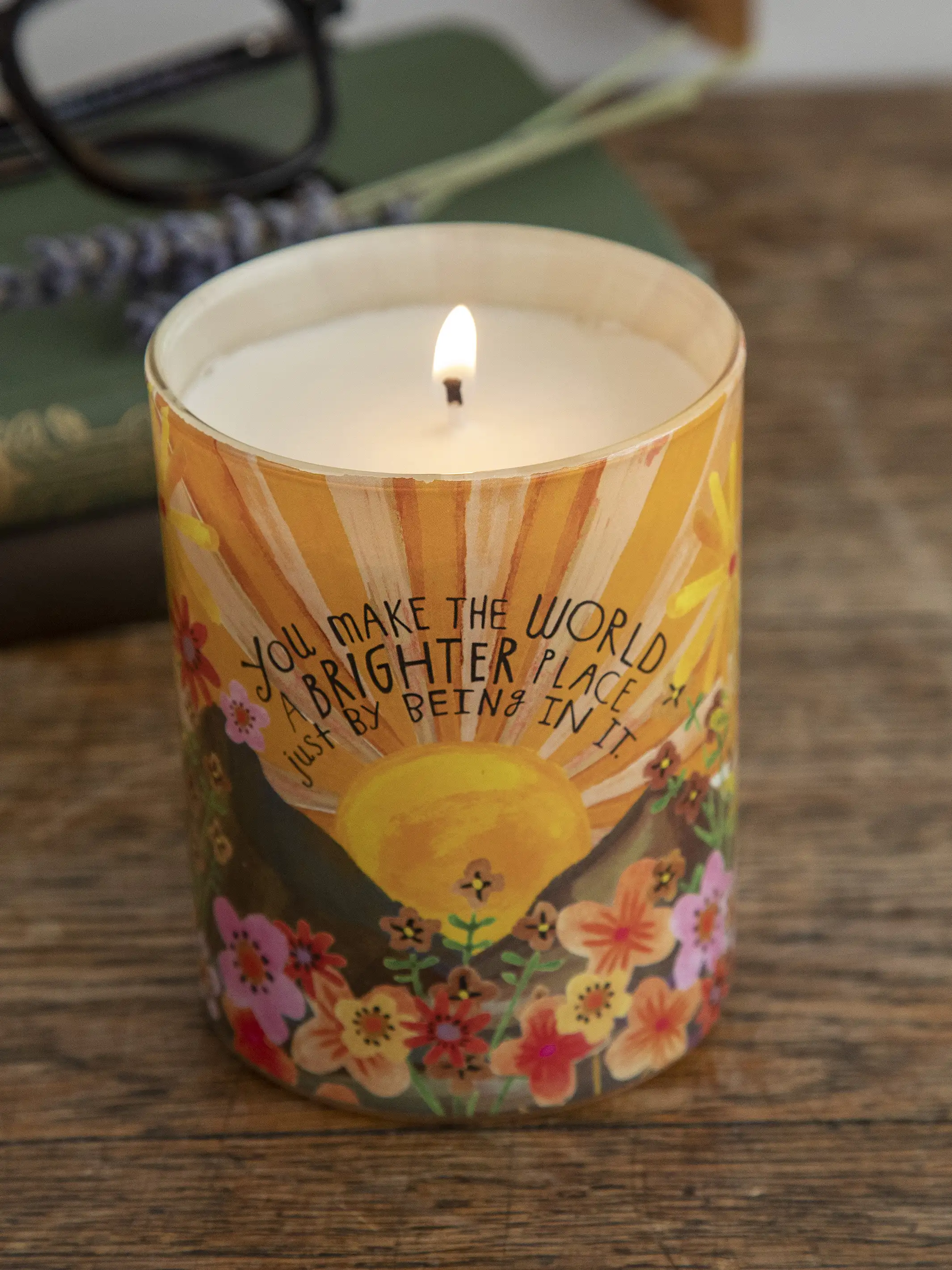 Soy Jar Candle - You Make The World Brighter