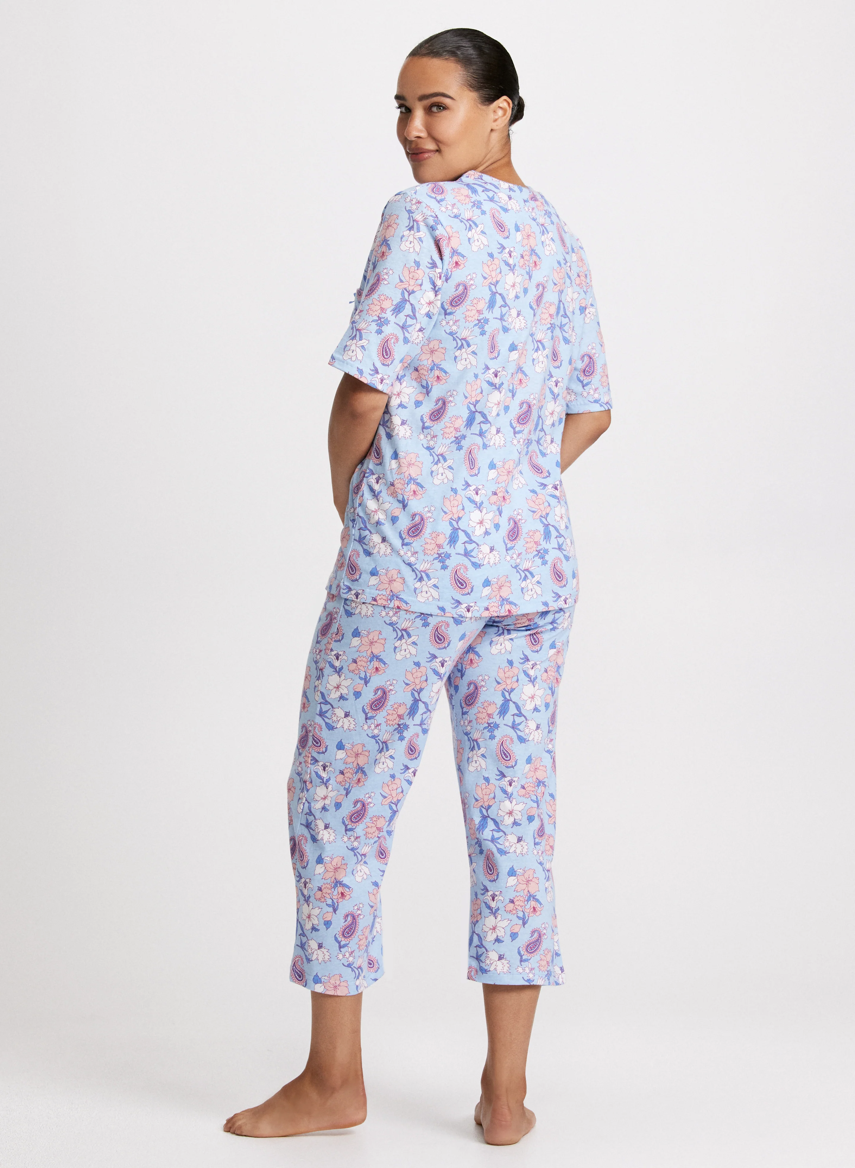 Mixed Print Pyjama Set