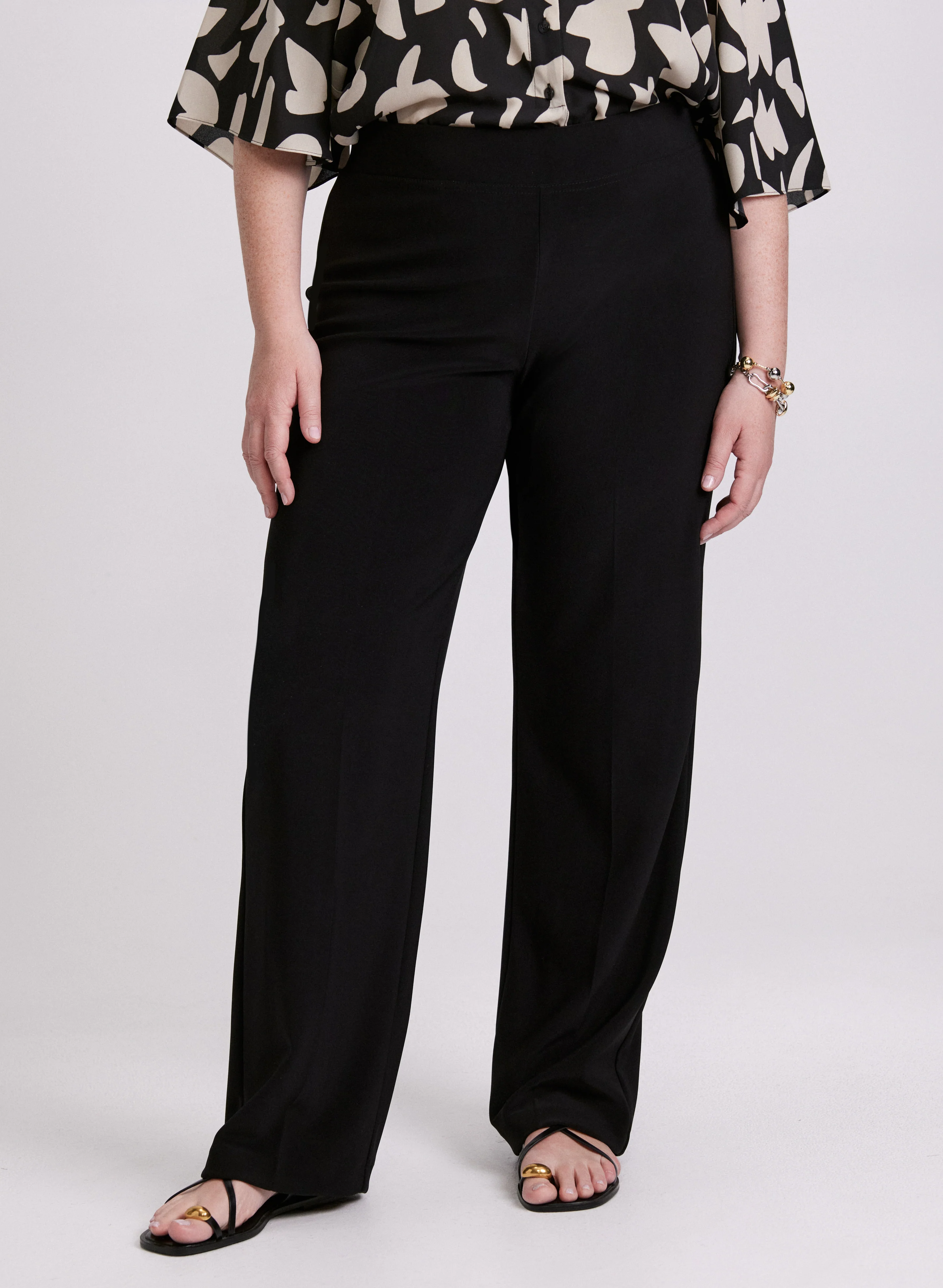 Joseph Ribkoff - Pull-On Wide-Leg Pants