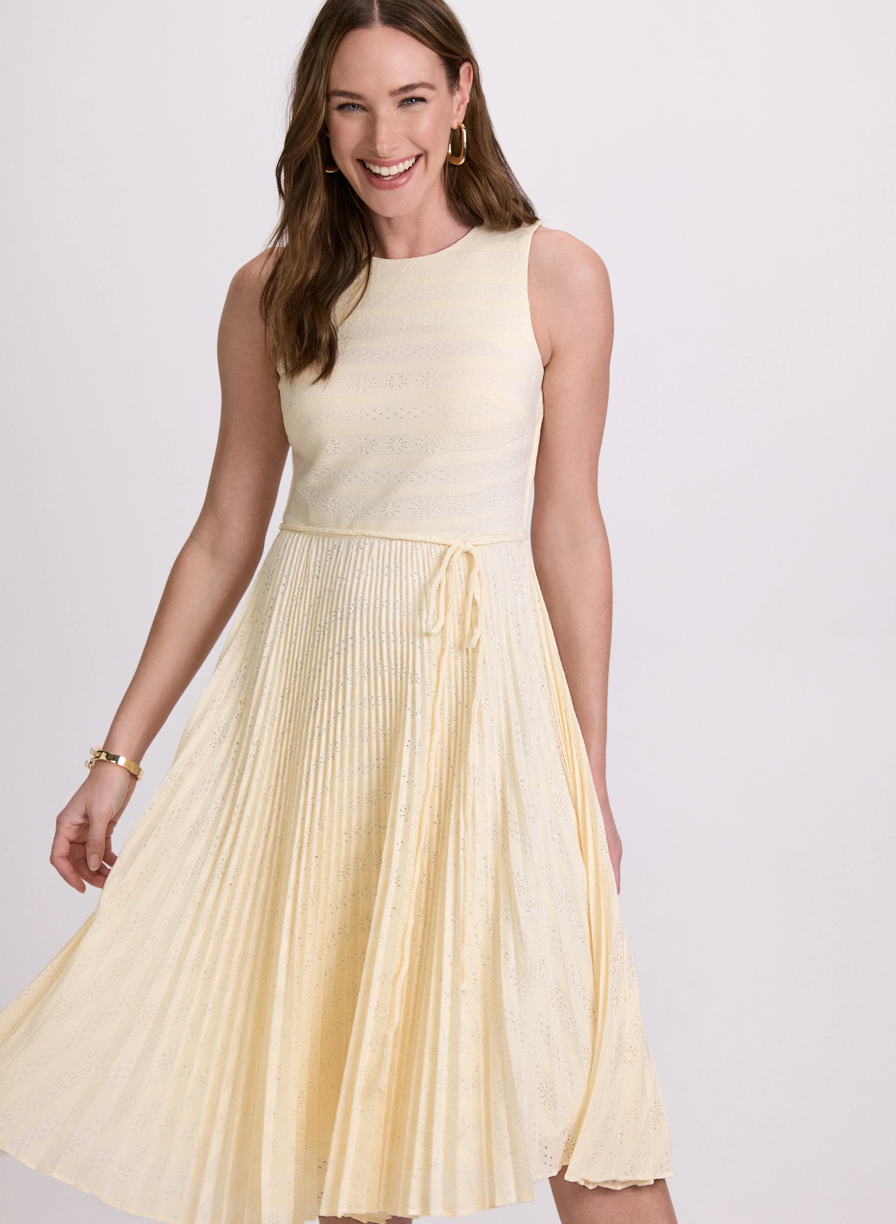 Striped Lace Dress