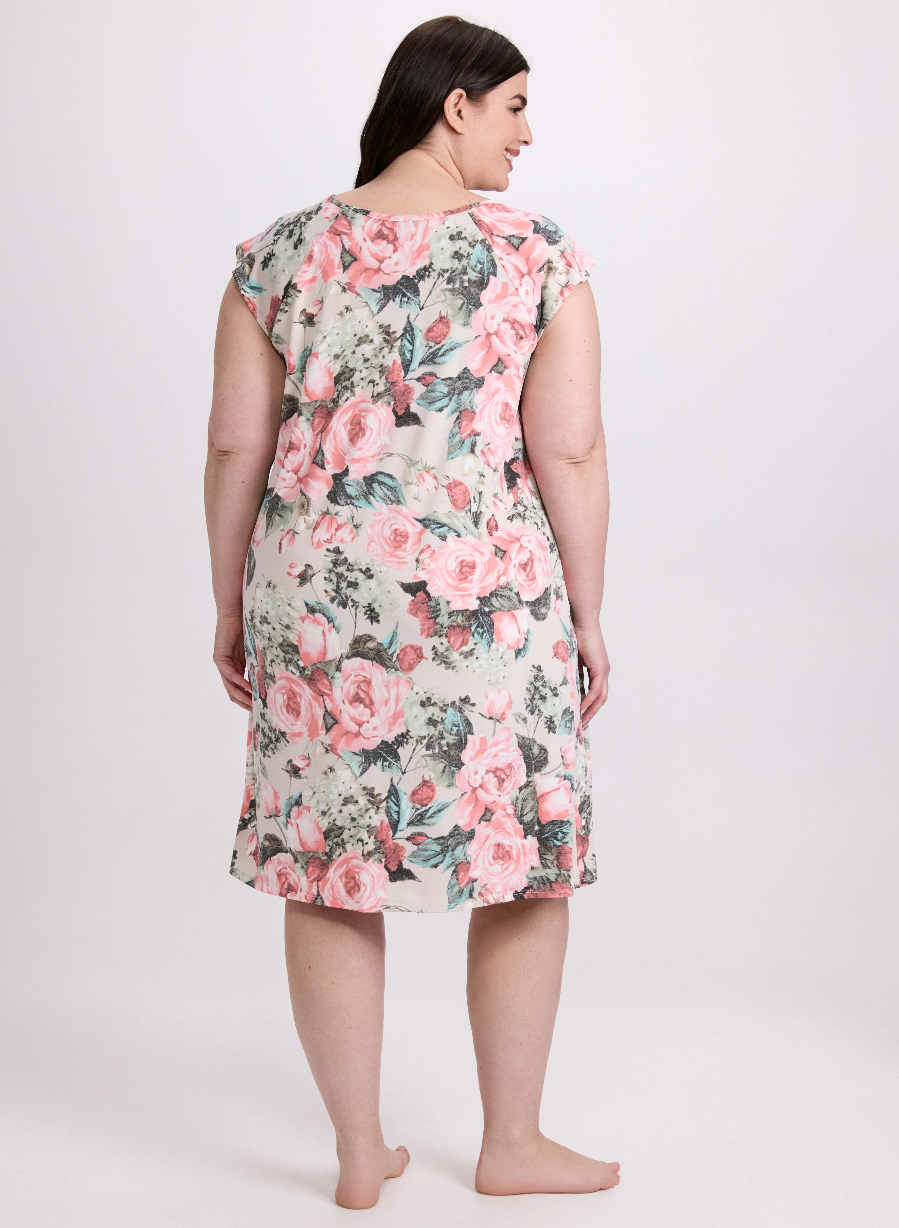 Rose Print Nightgown