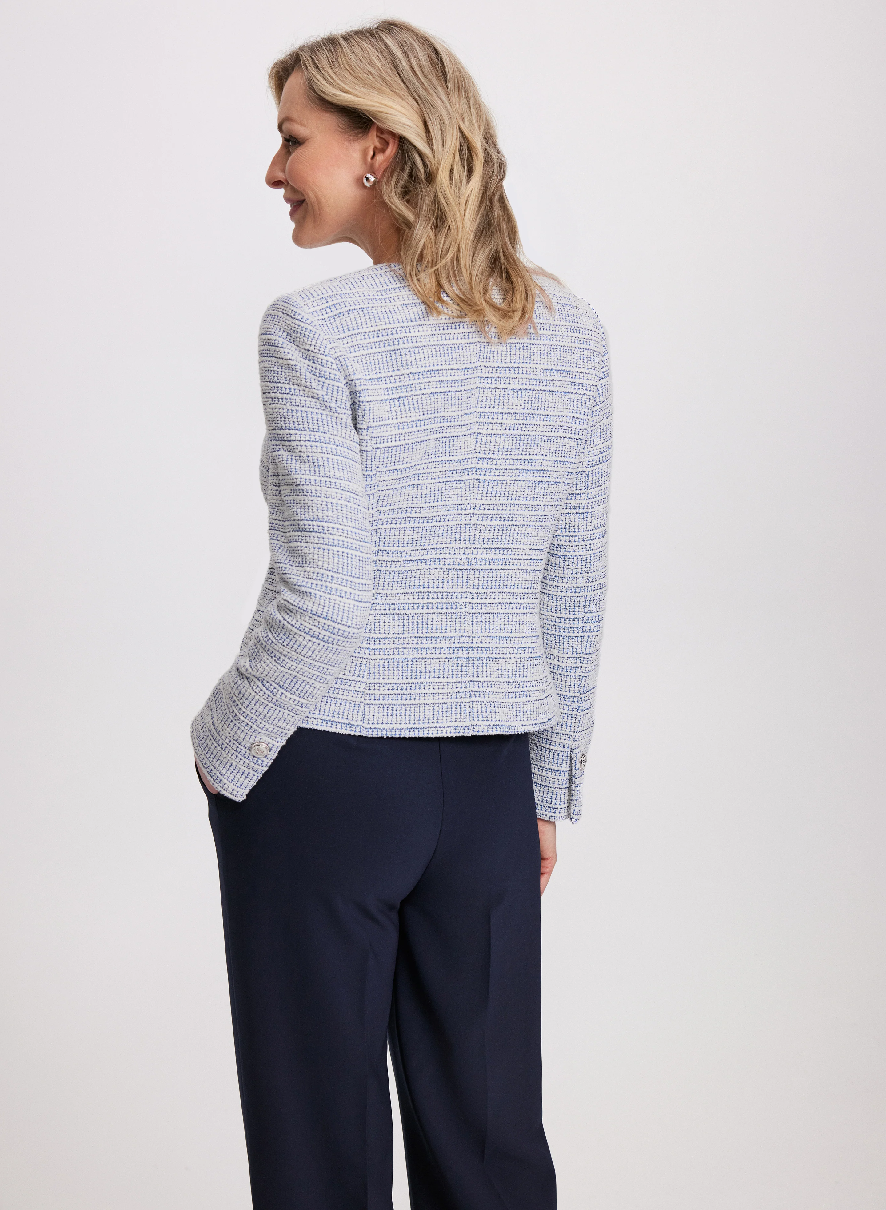 Stripe Bouclé Jacket
