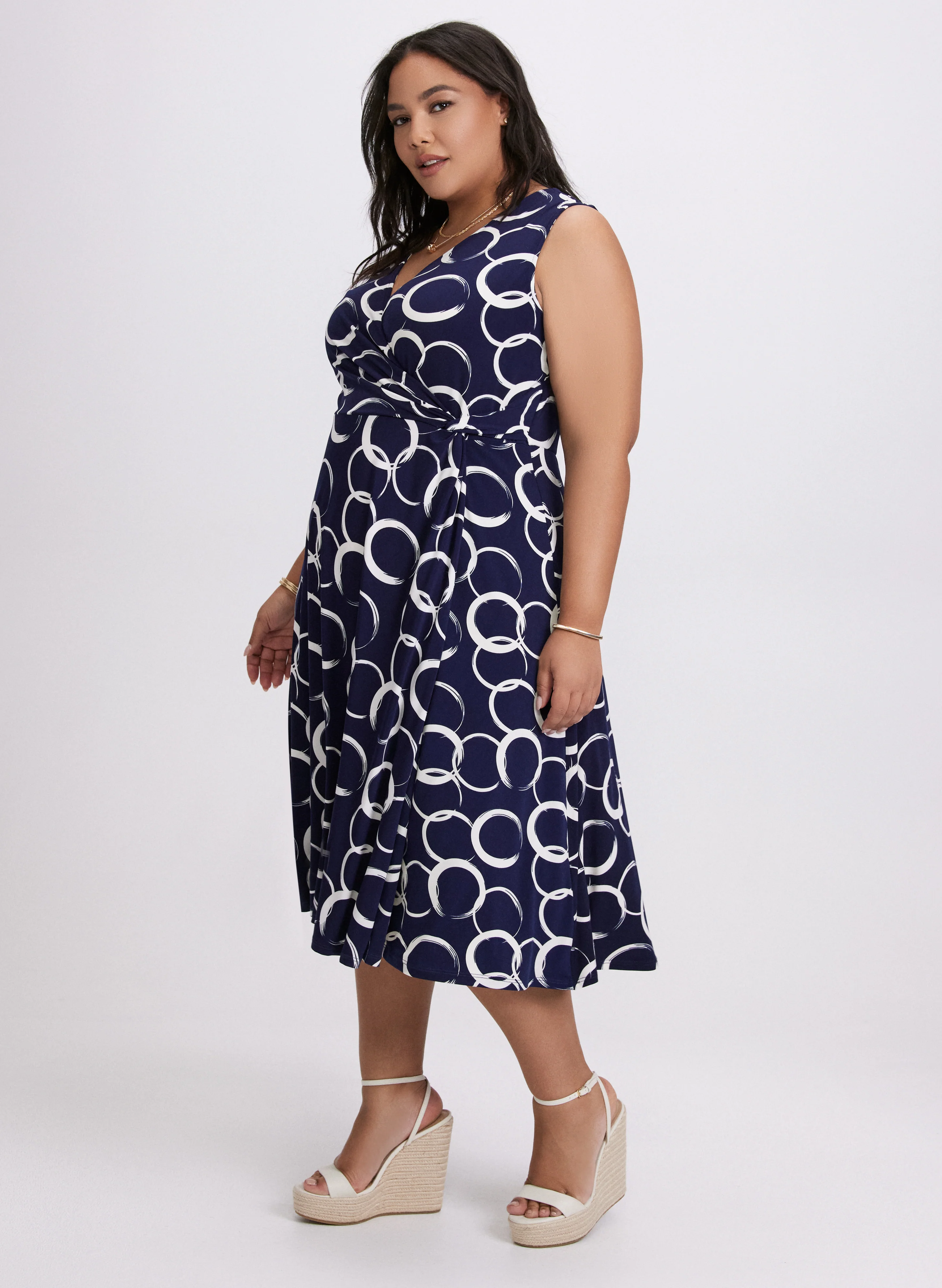 Ring Print Dress