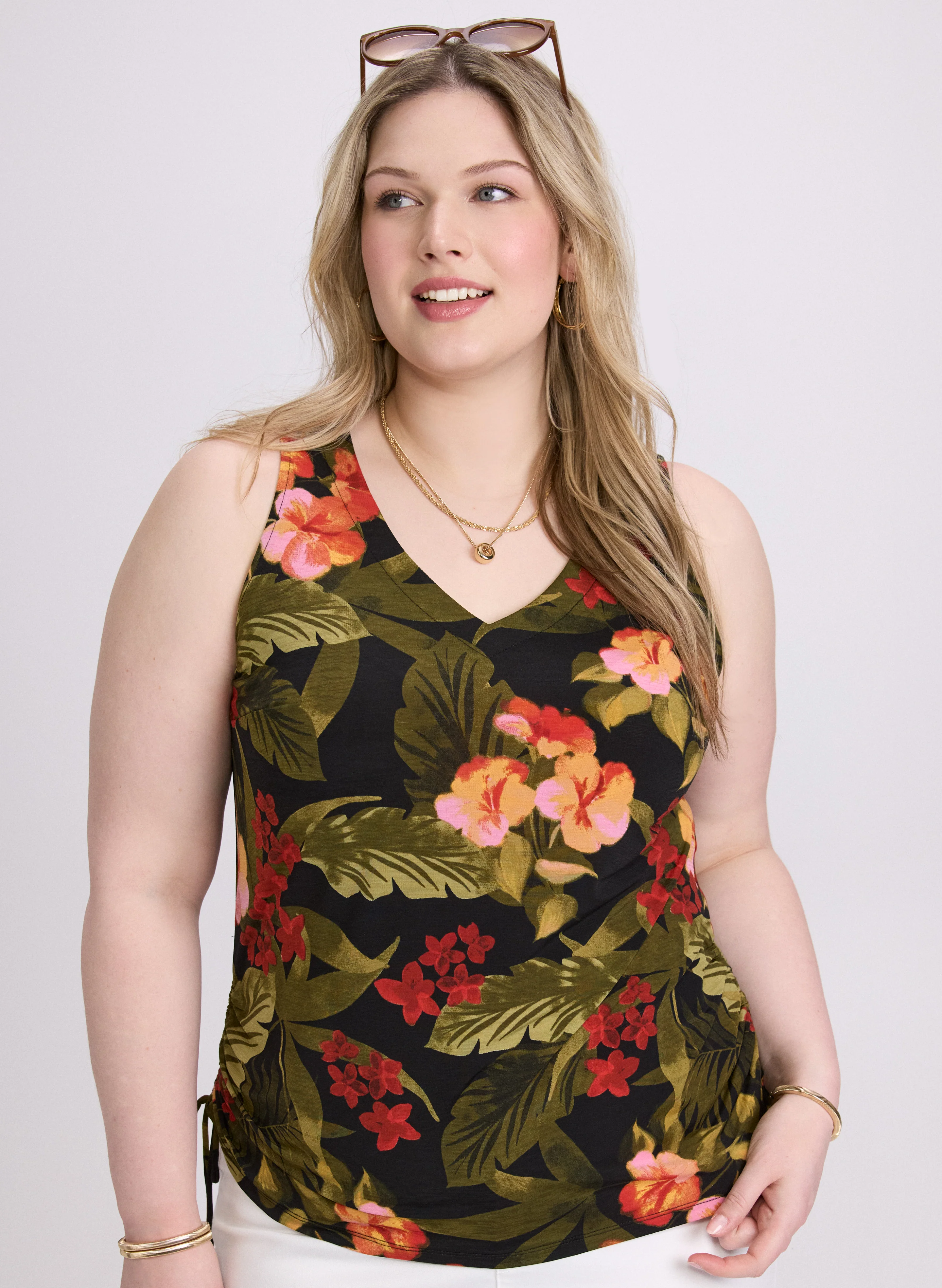 Palm Print Top