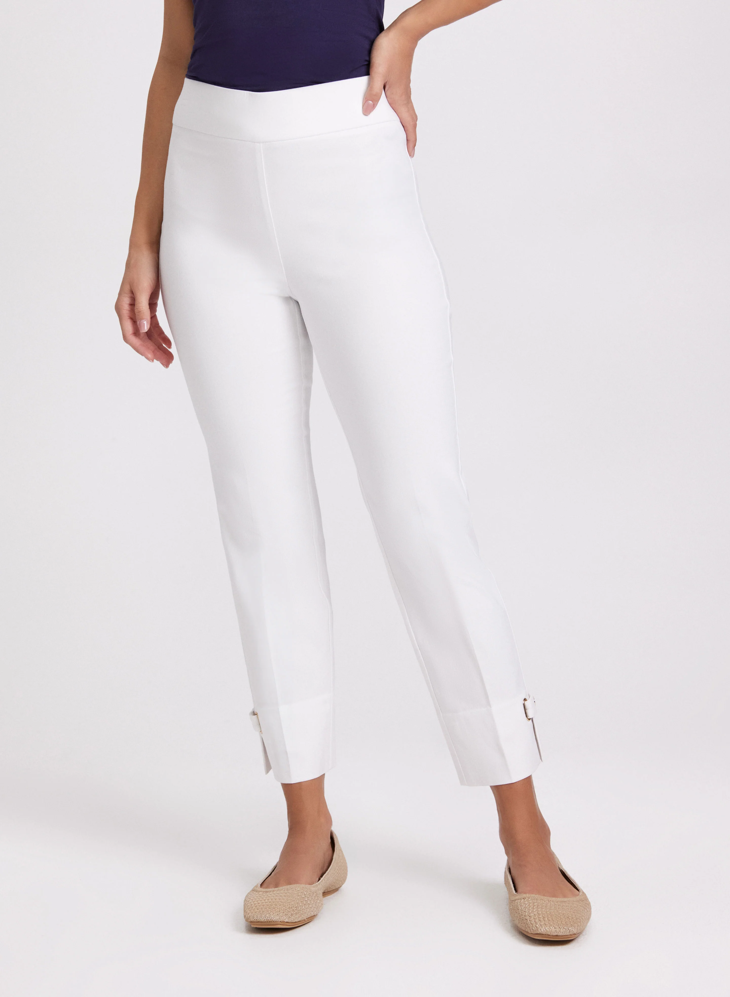Sofia Slim-Leg Pants - Short