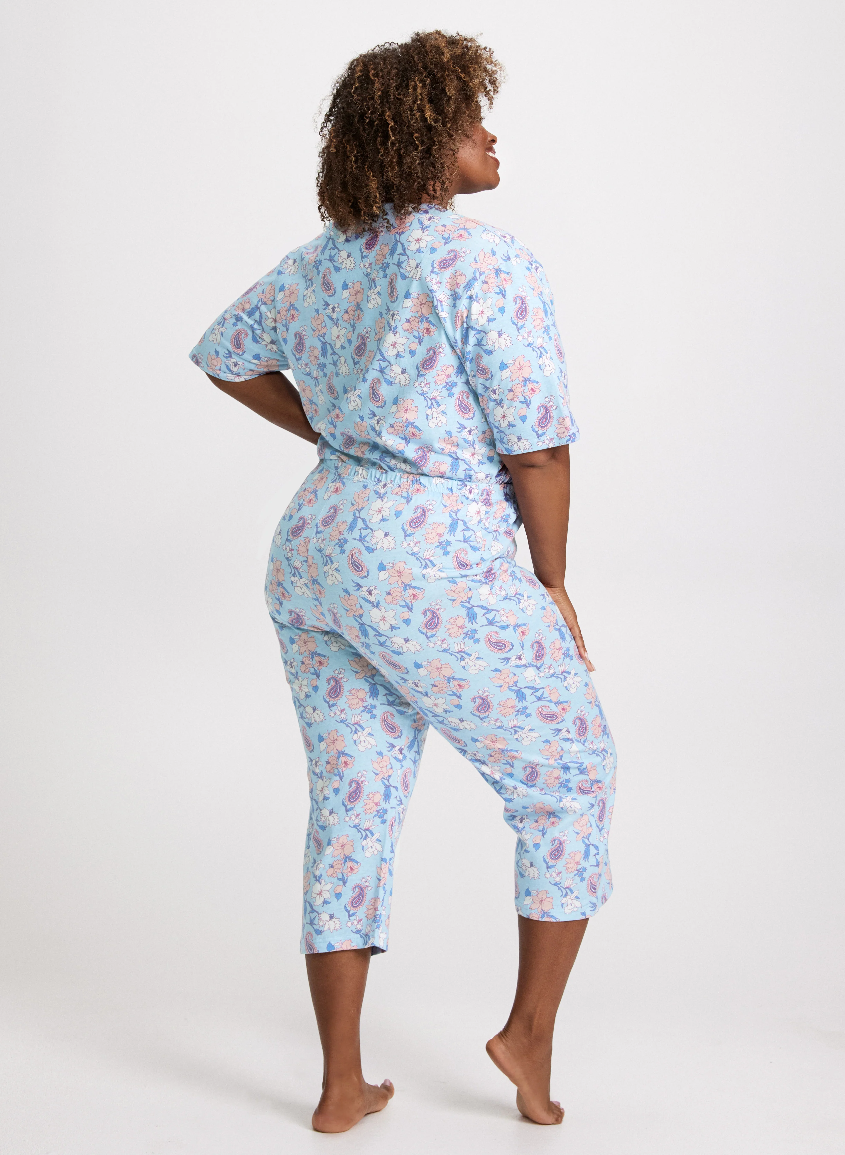 Mixed Print Pyjama Set