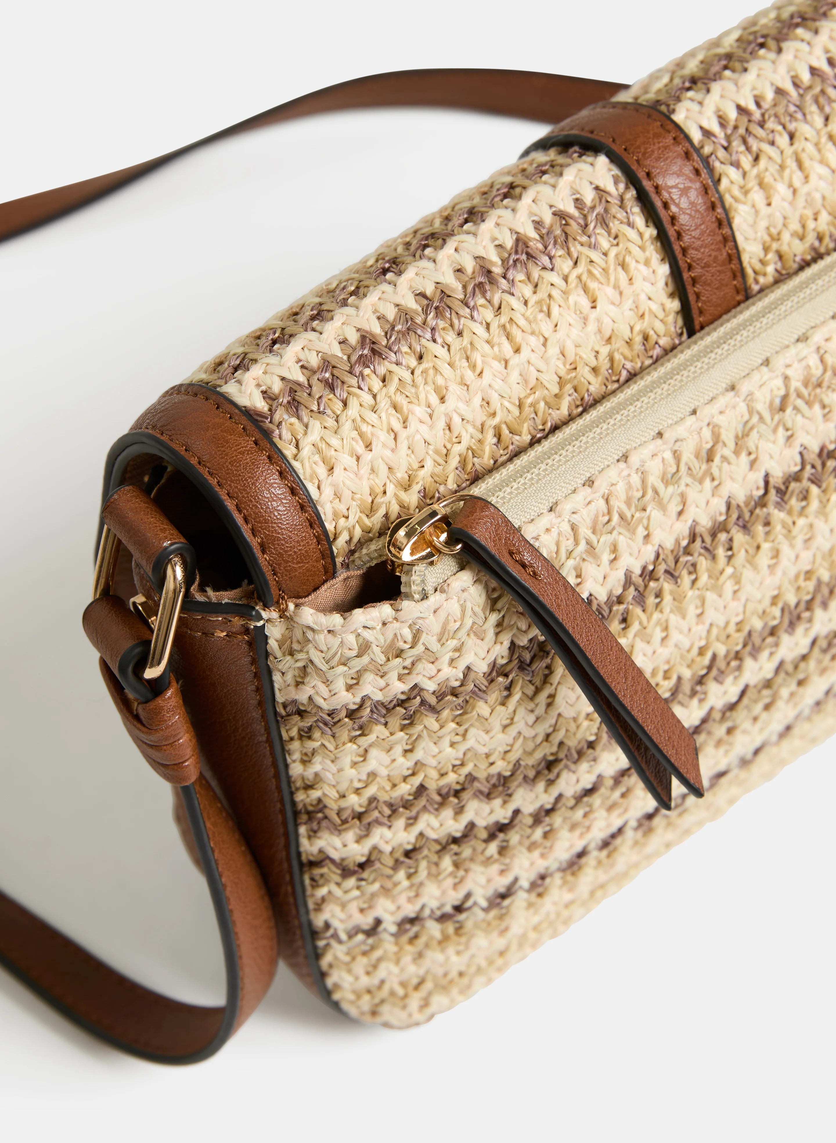 Straw Crossbody Bag