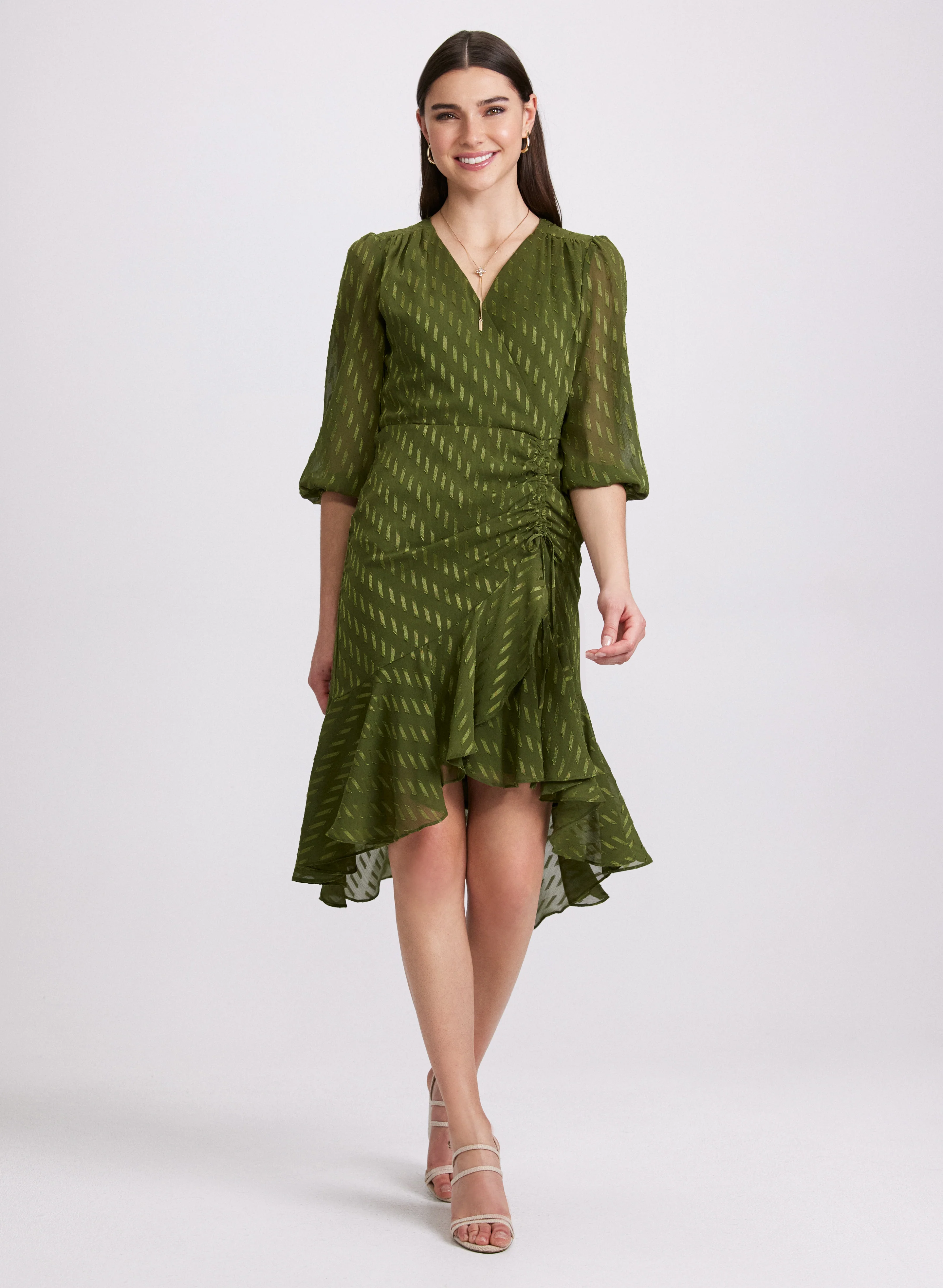 Satin Dot Dress